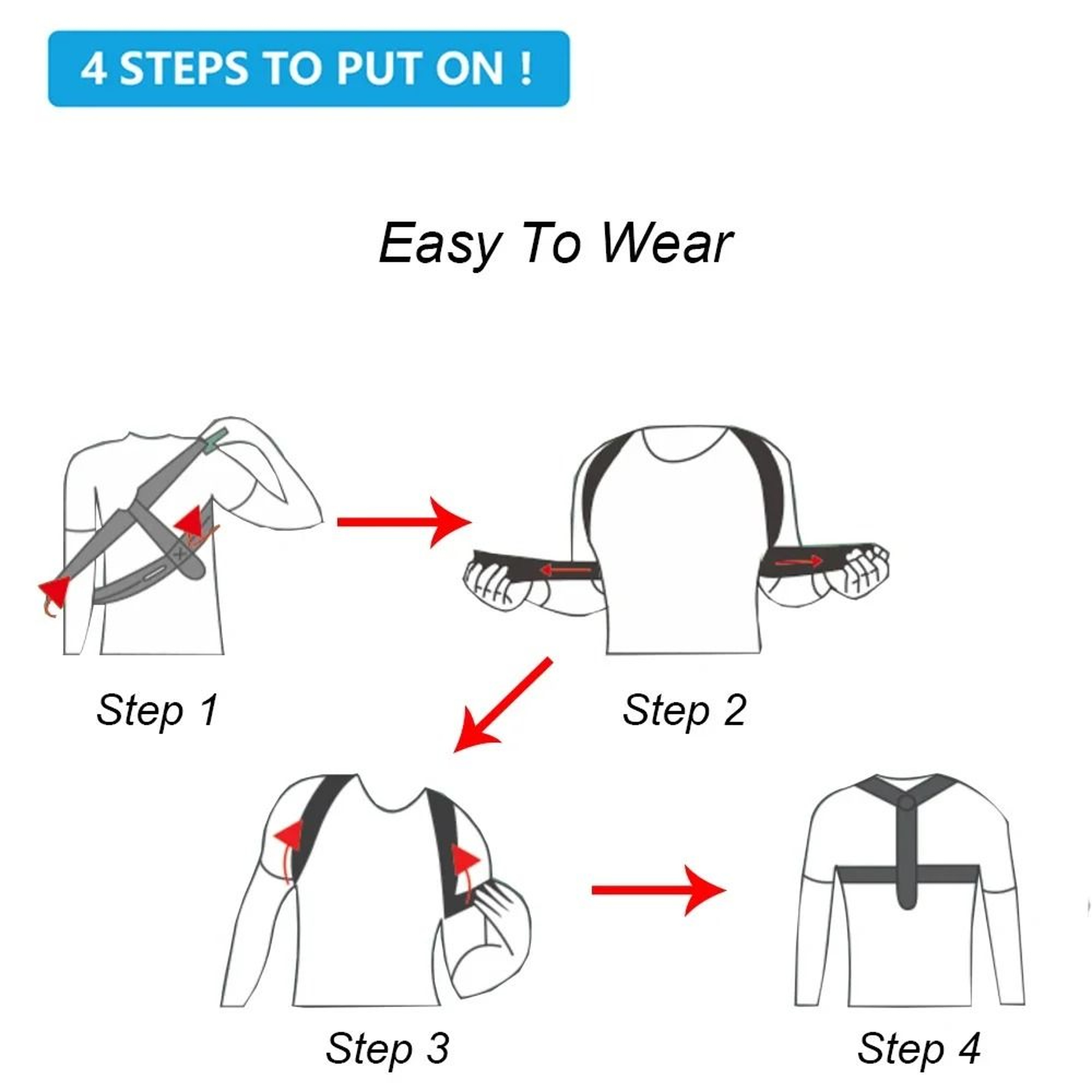 Posture Correction Belt For Back And Shoulder Alignment 3