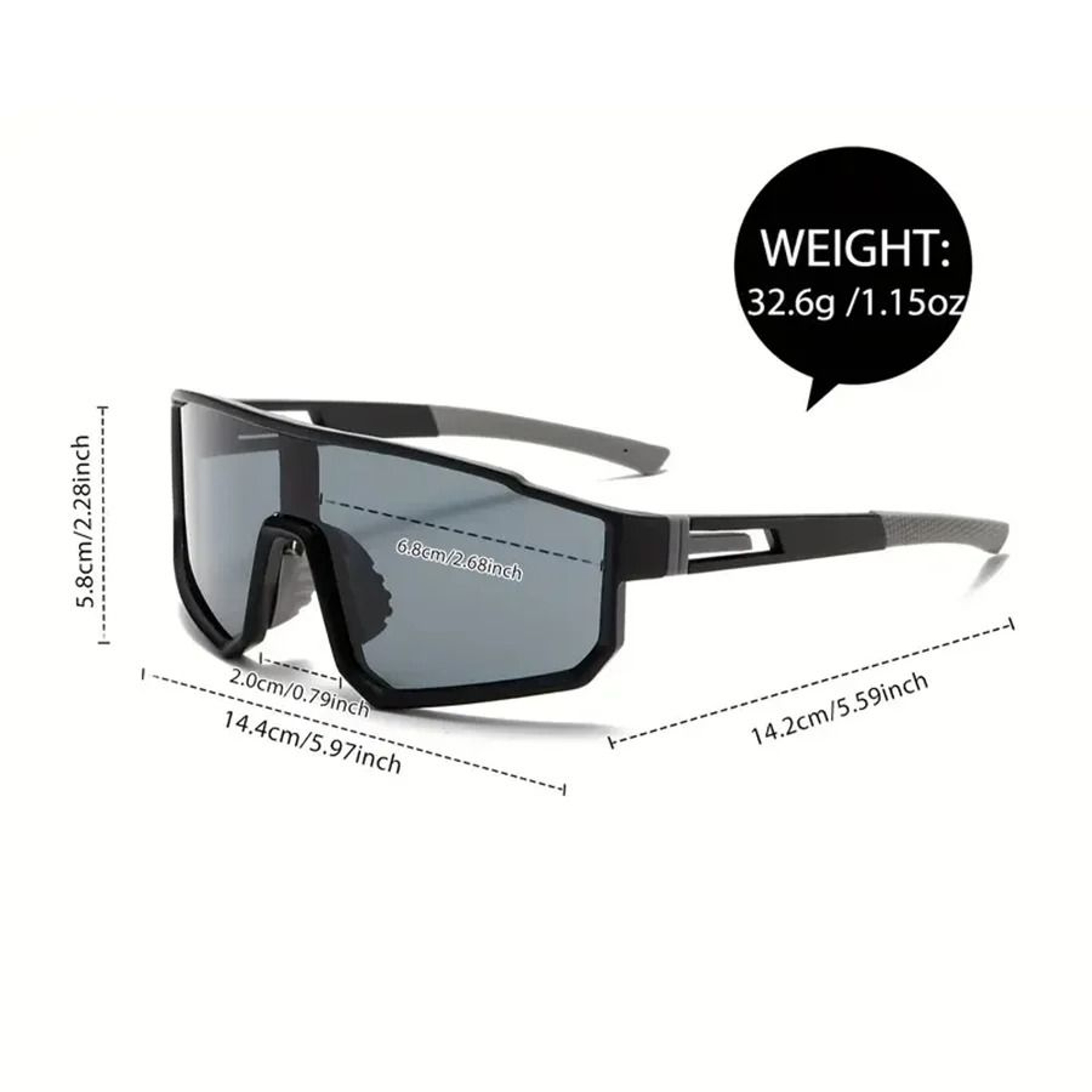 Oversized Cycling Sunglasses For Outdoor Sports And Motorbike Riding 4