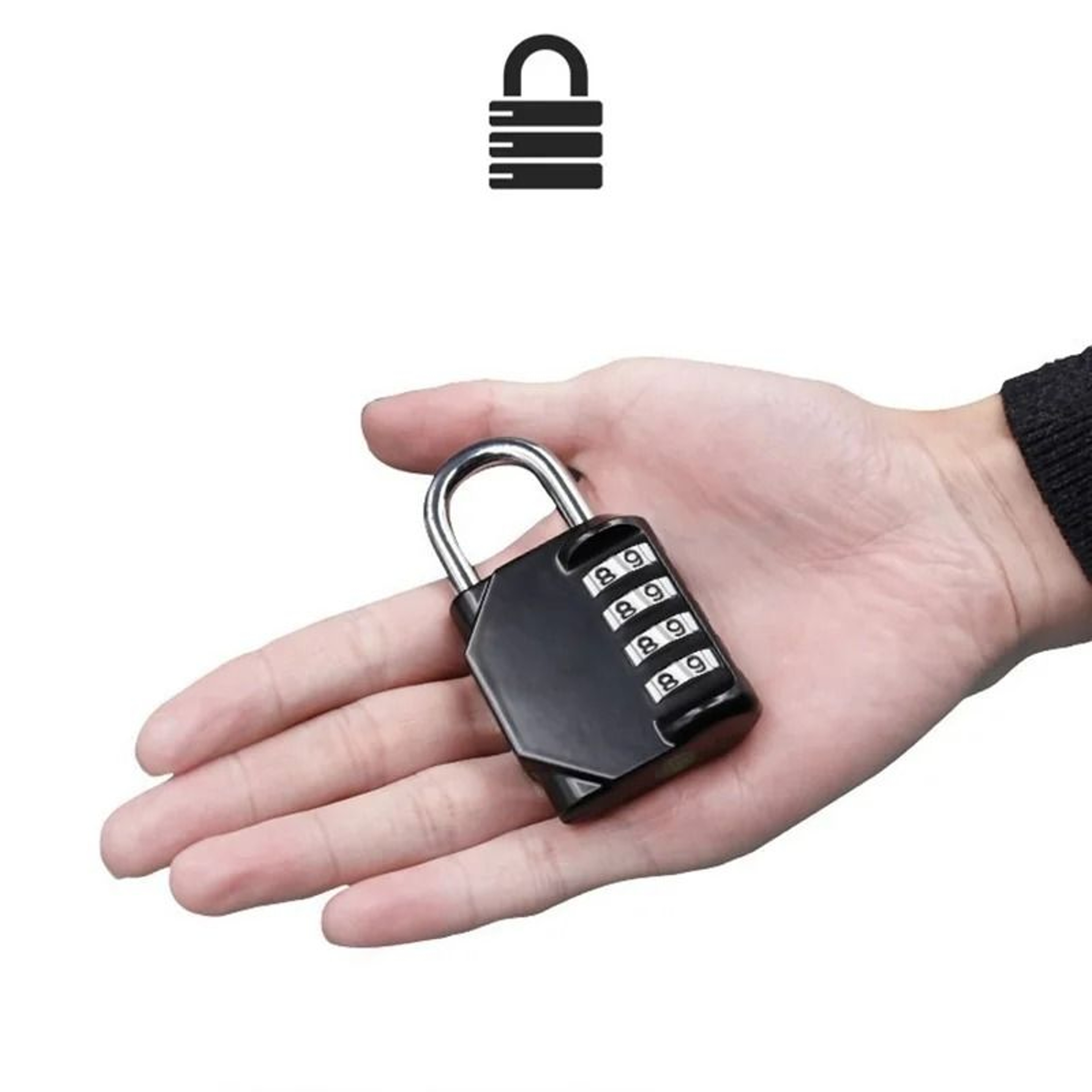 Compact 4 Digit Password Lock For Cabinets Backpacks Luggage And Dorm Use 2