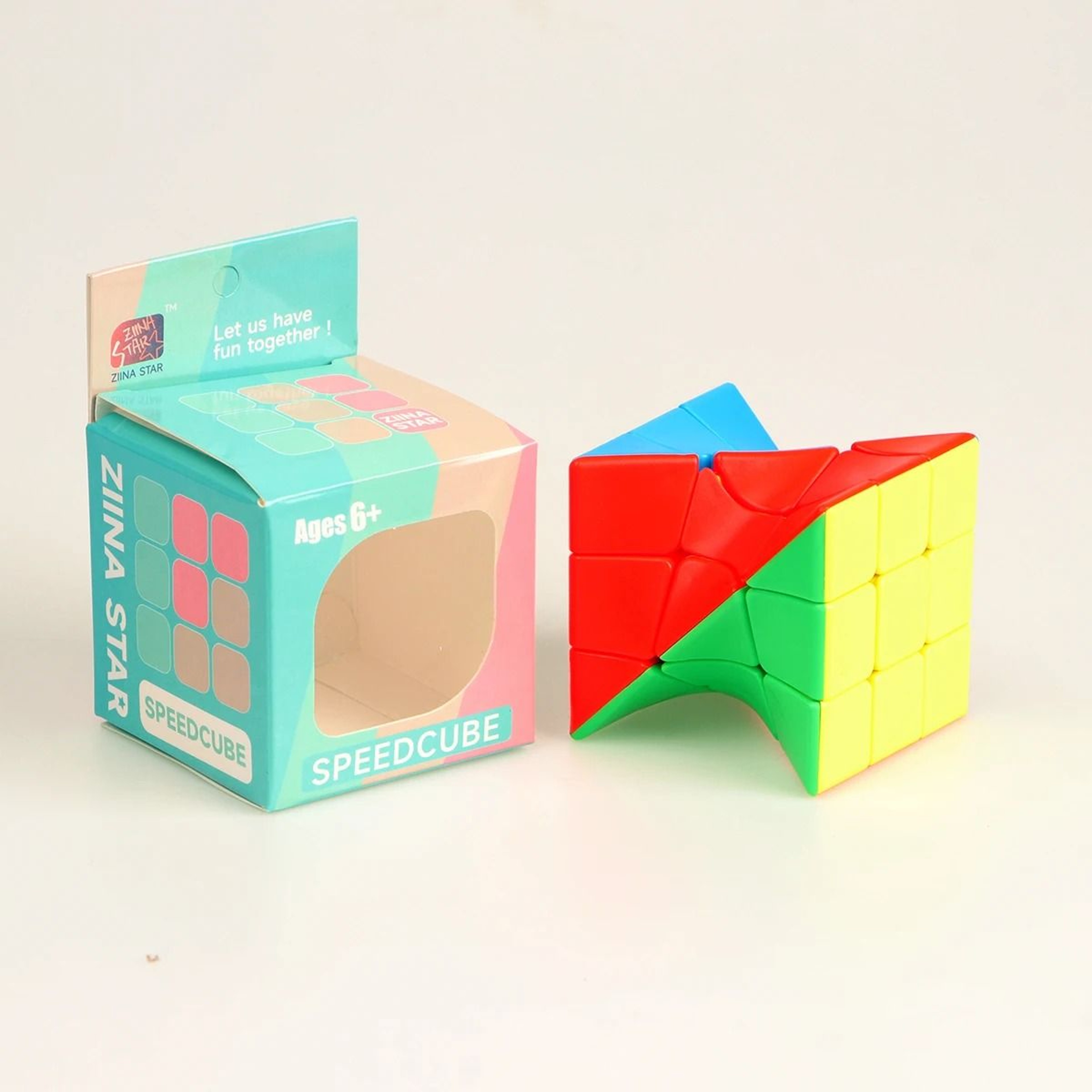 Twisted Puzzle Cube For Stress Relief And Brain Training 5