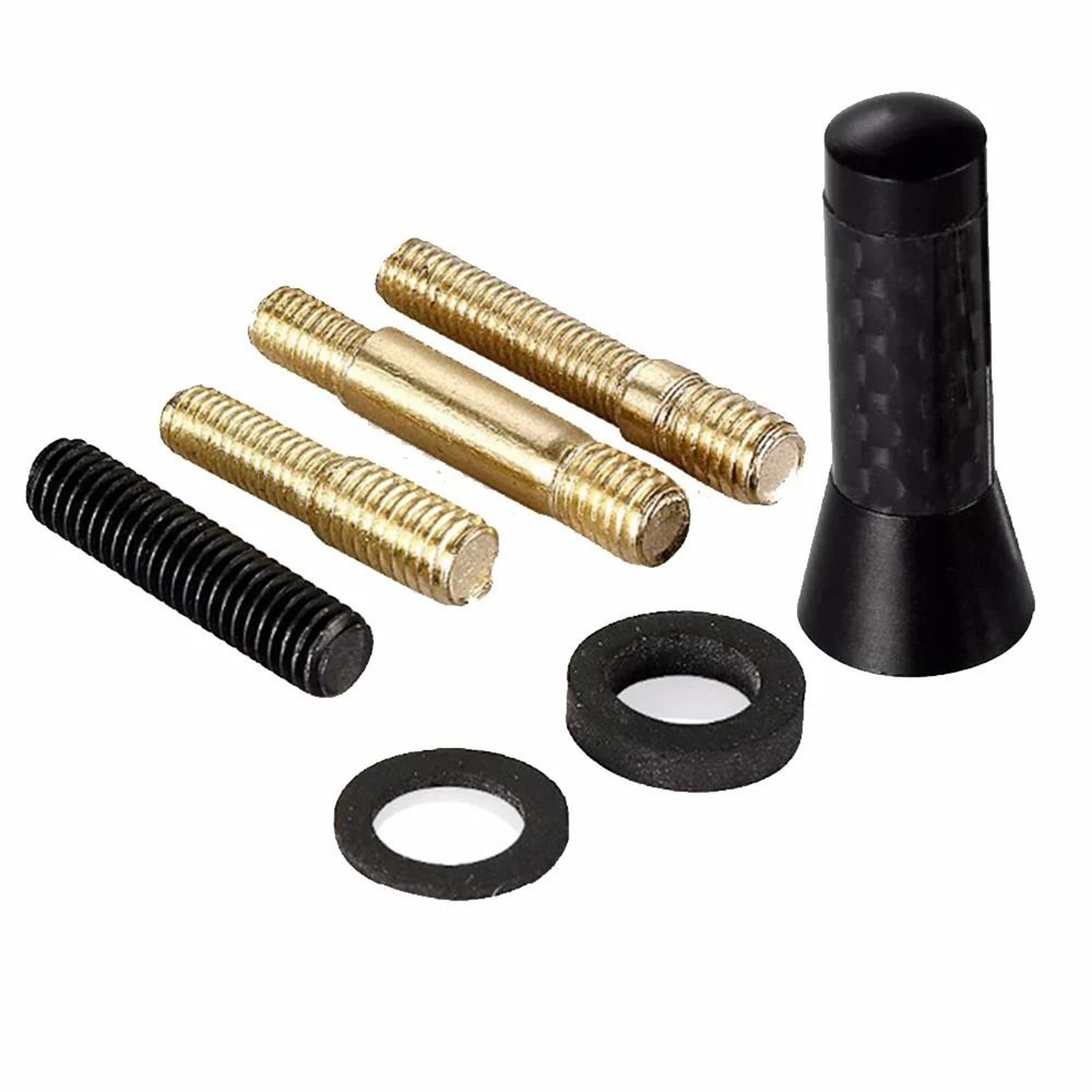 Compact Carbon Fiber Car Antenna For Enhanced Signal And Sleek Style 0