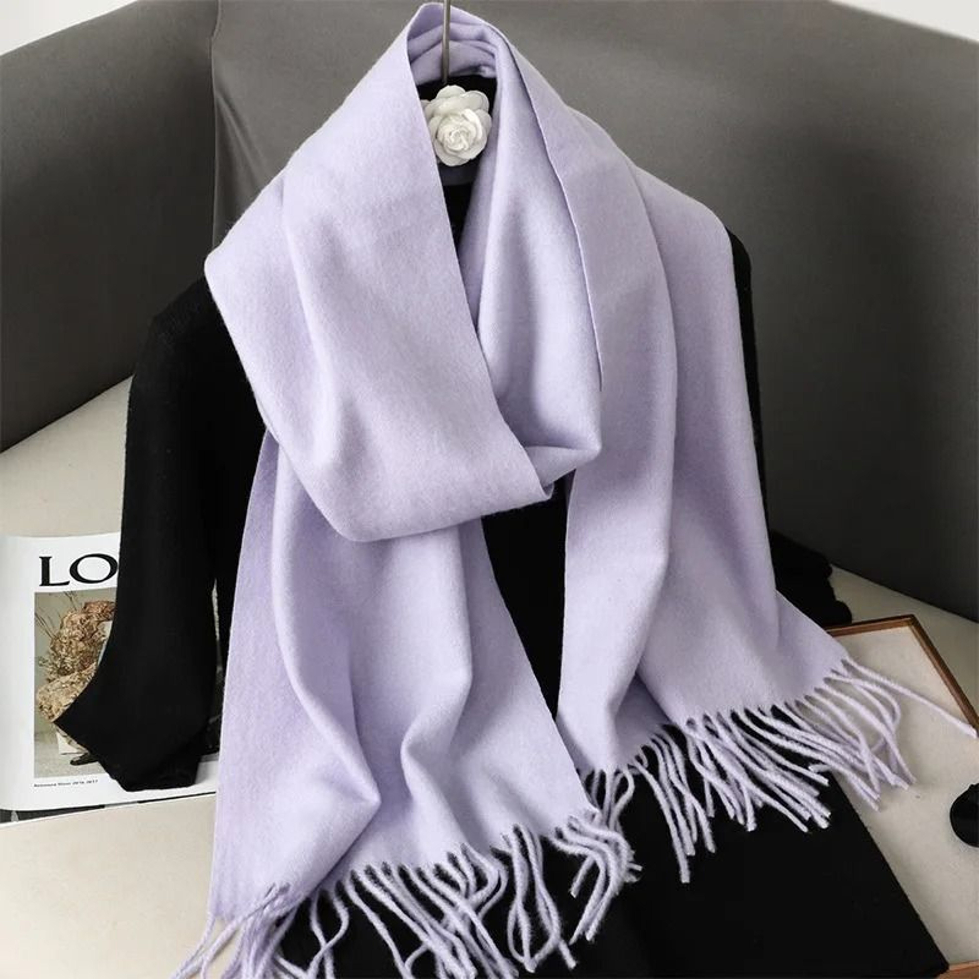 Warm Thick Winter Scarf For Women Outdoor Use And Fashion 3