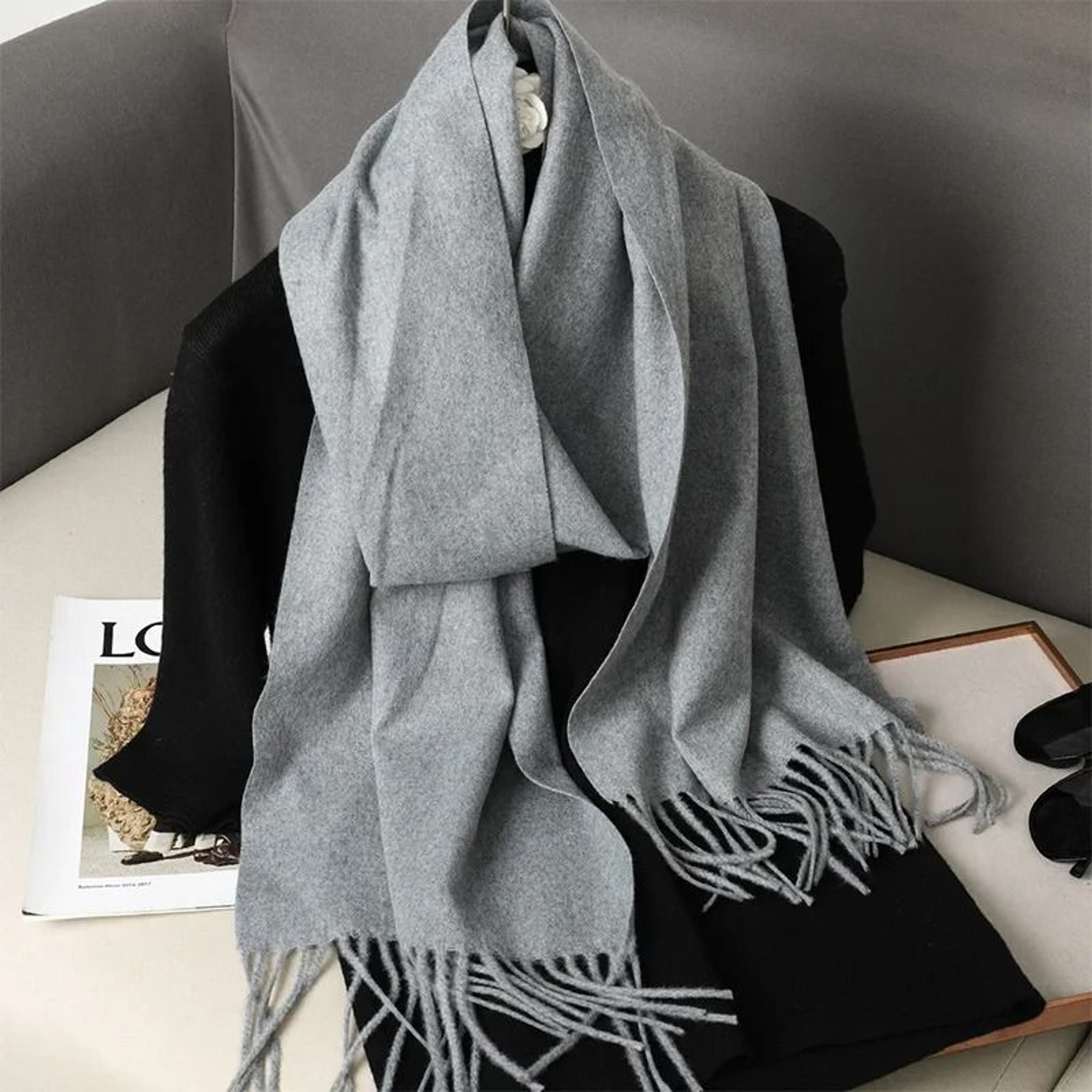 Warm Thick Winter Scarf For Women Outdoor Use And Fashion 24