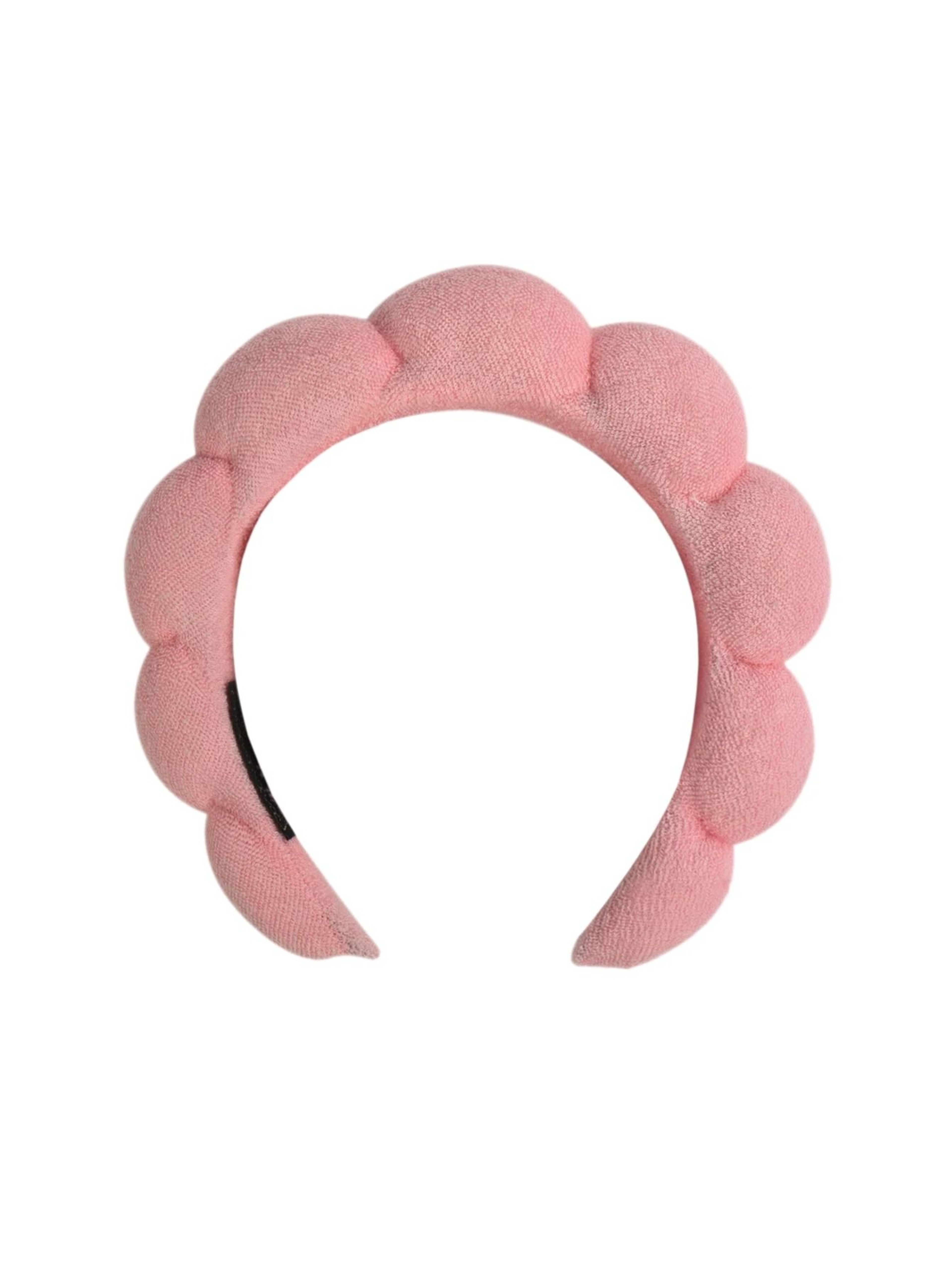 Microfiber Wristband And Puffy Headband Set For Face Washing And Skincare 6