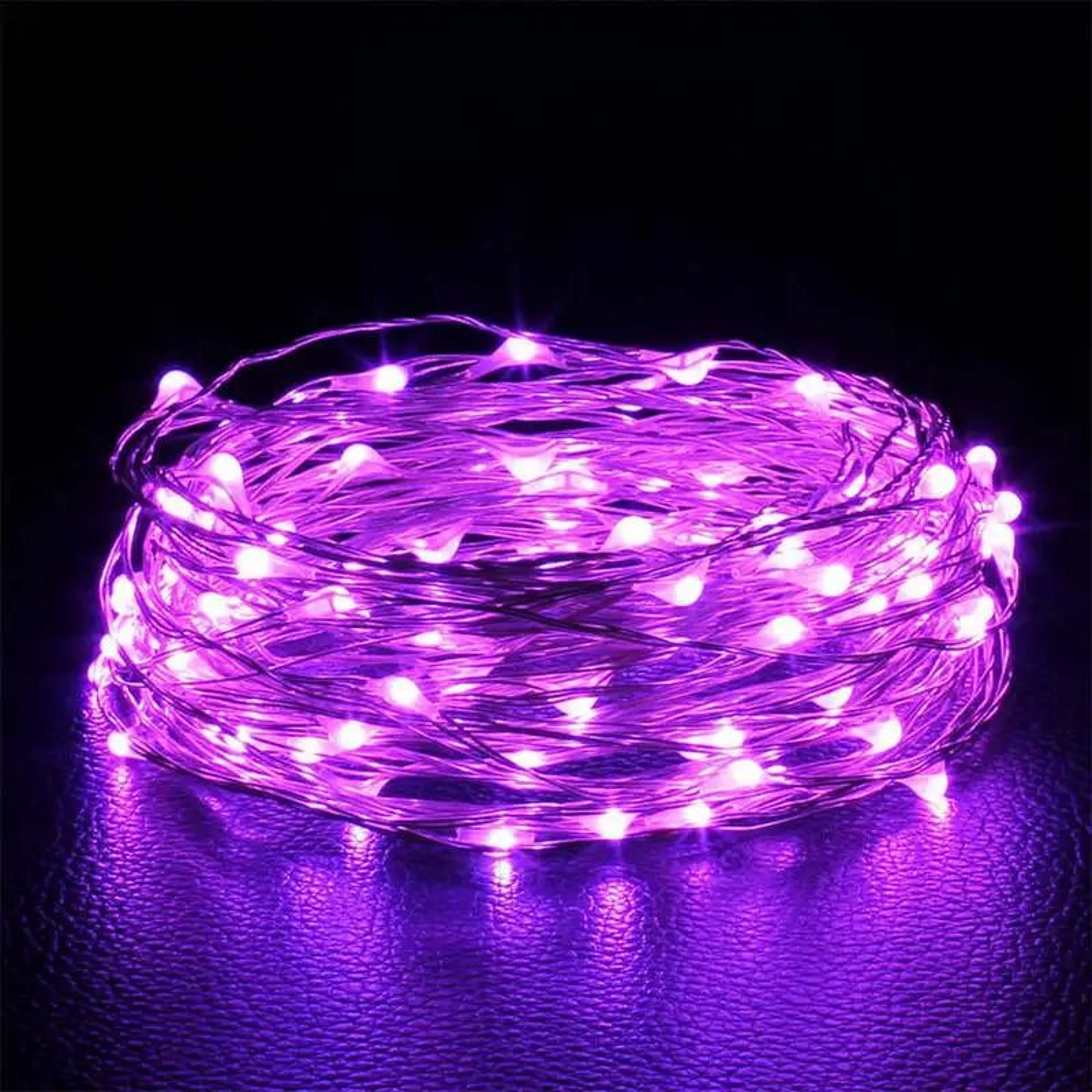 Battery Powered LED Copper Wire String Lights 12