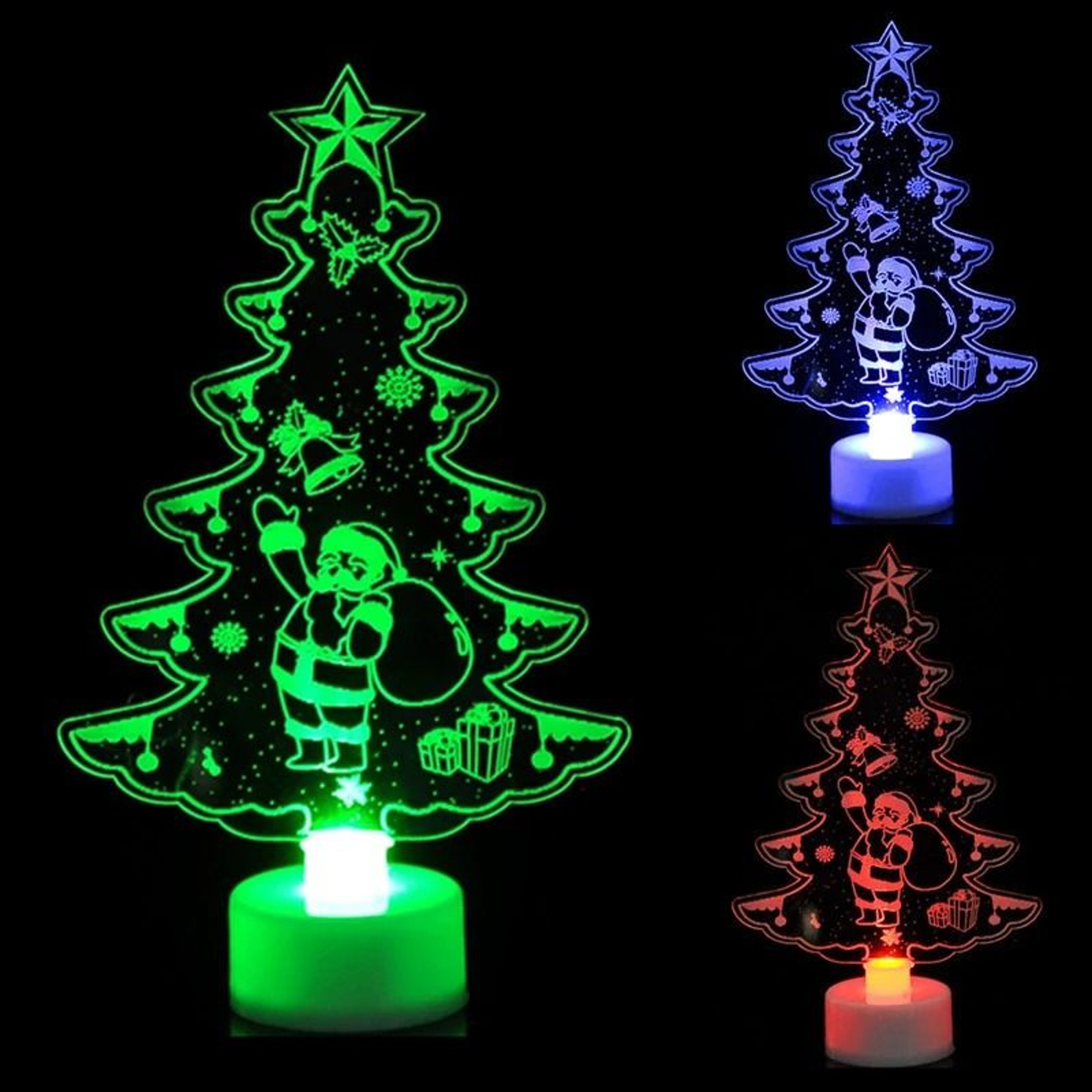 LED Mini Night Light Snowman Lamp 6