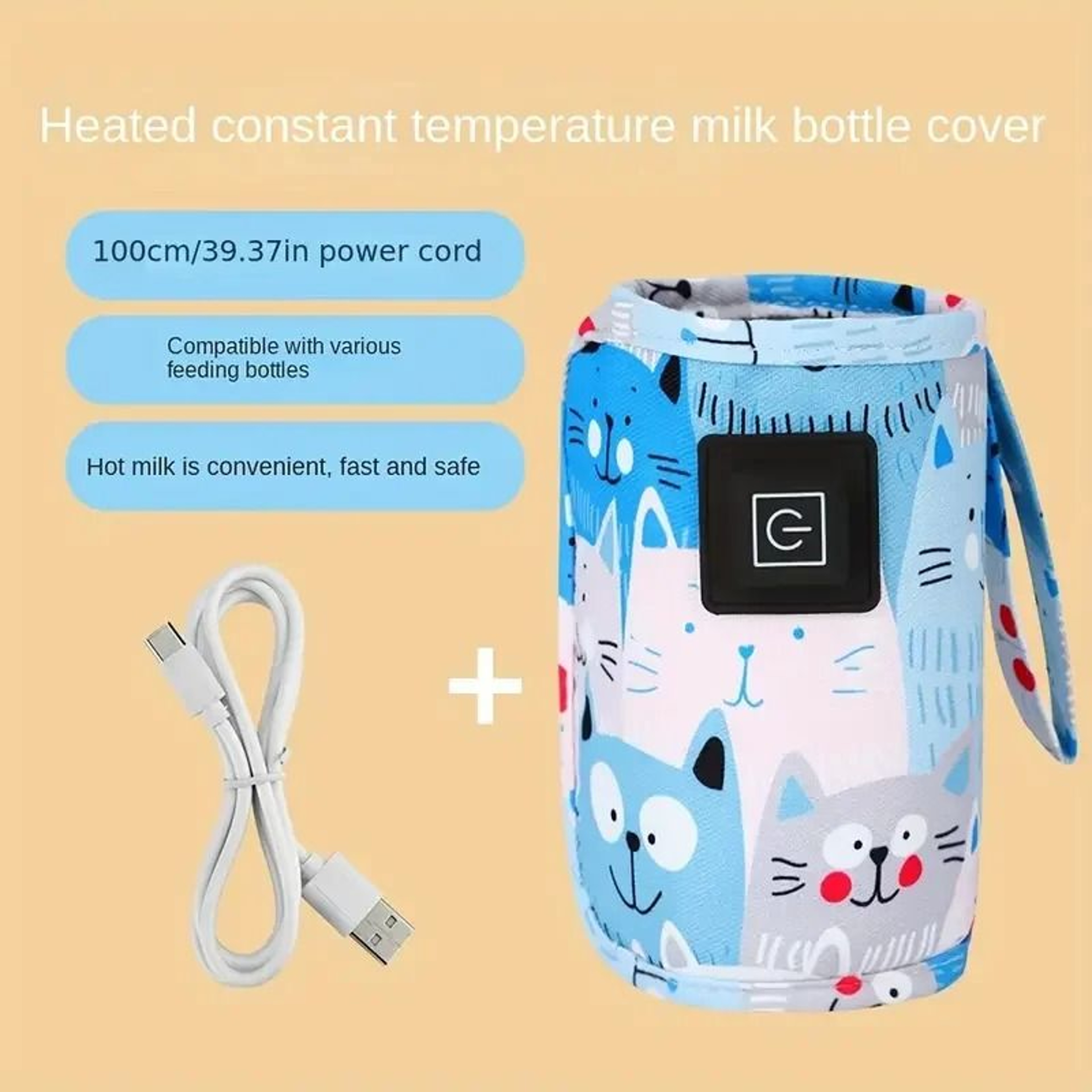 Portable USB Bottle Warmer For Milk Water And Baby Bottles 6