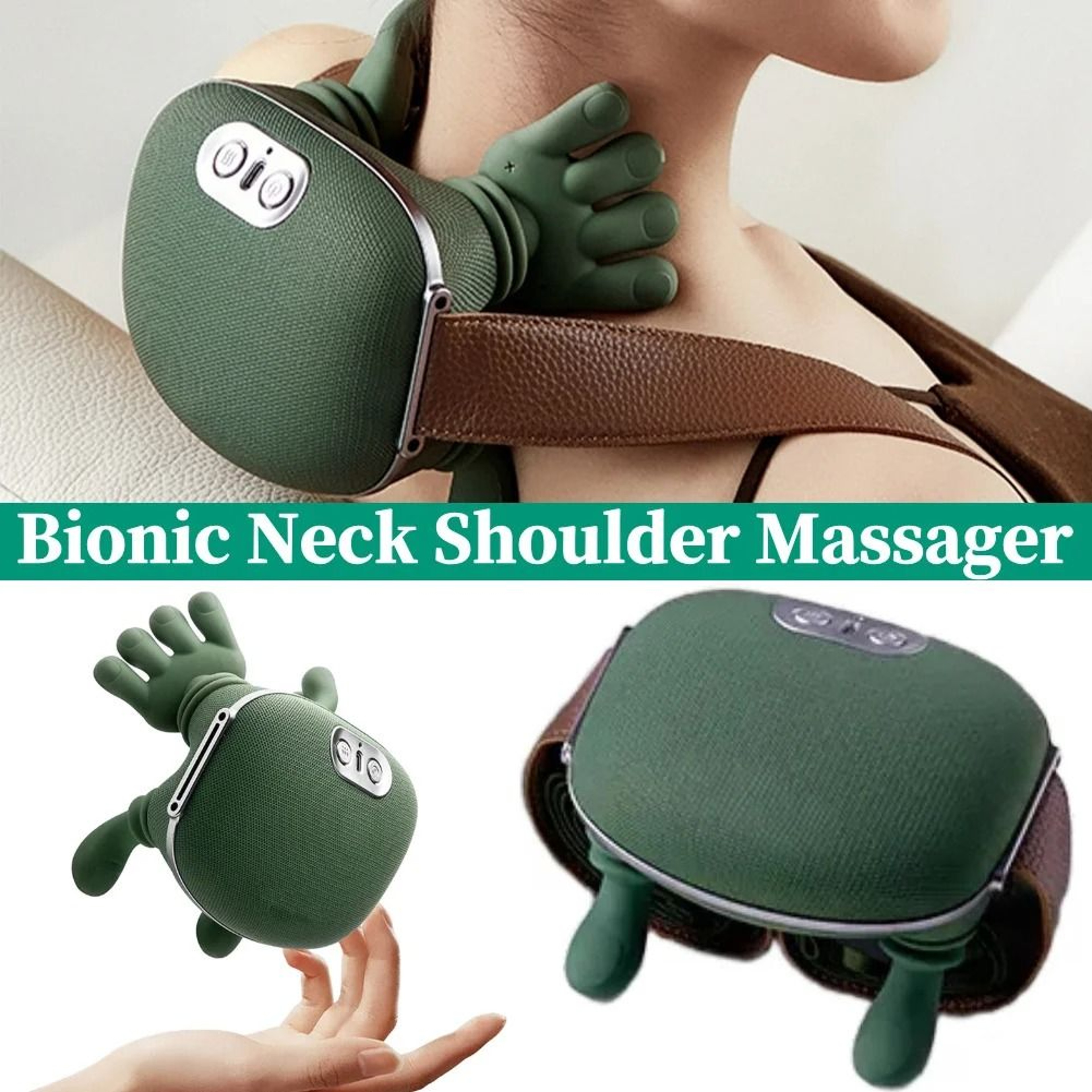Deep Tissue Neck And Shoulder Massager With Heat 0