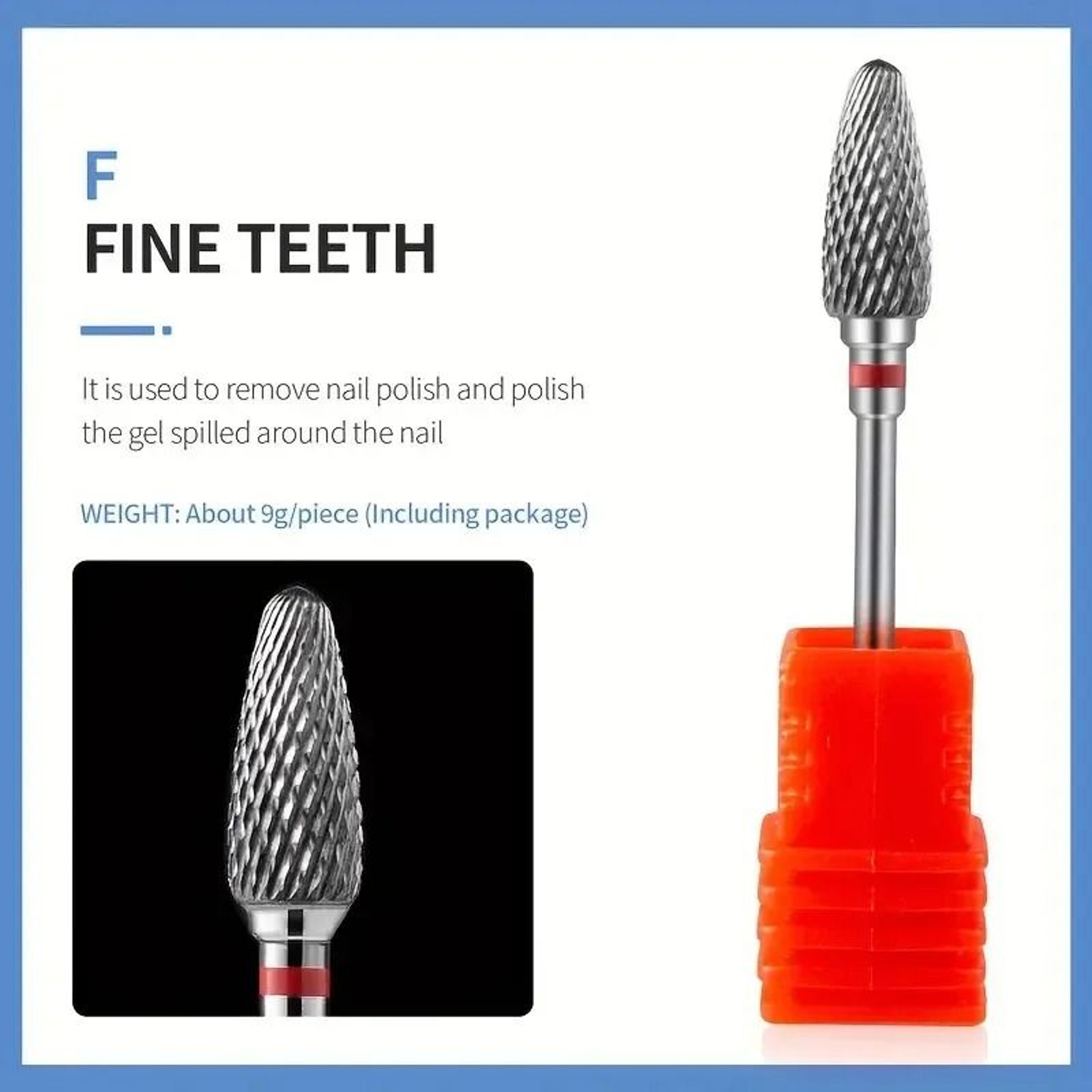 Tungsten Carbide Nail Drill Bits For Electric Manicure Tools 10