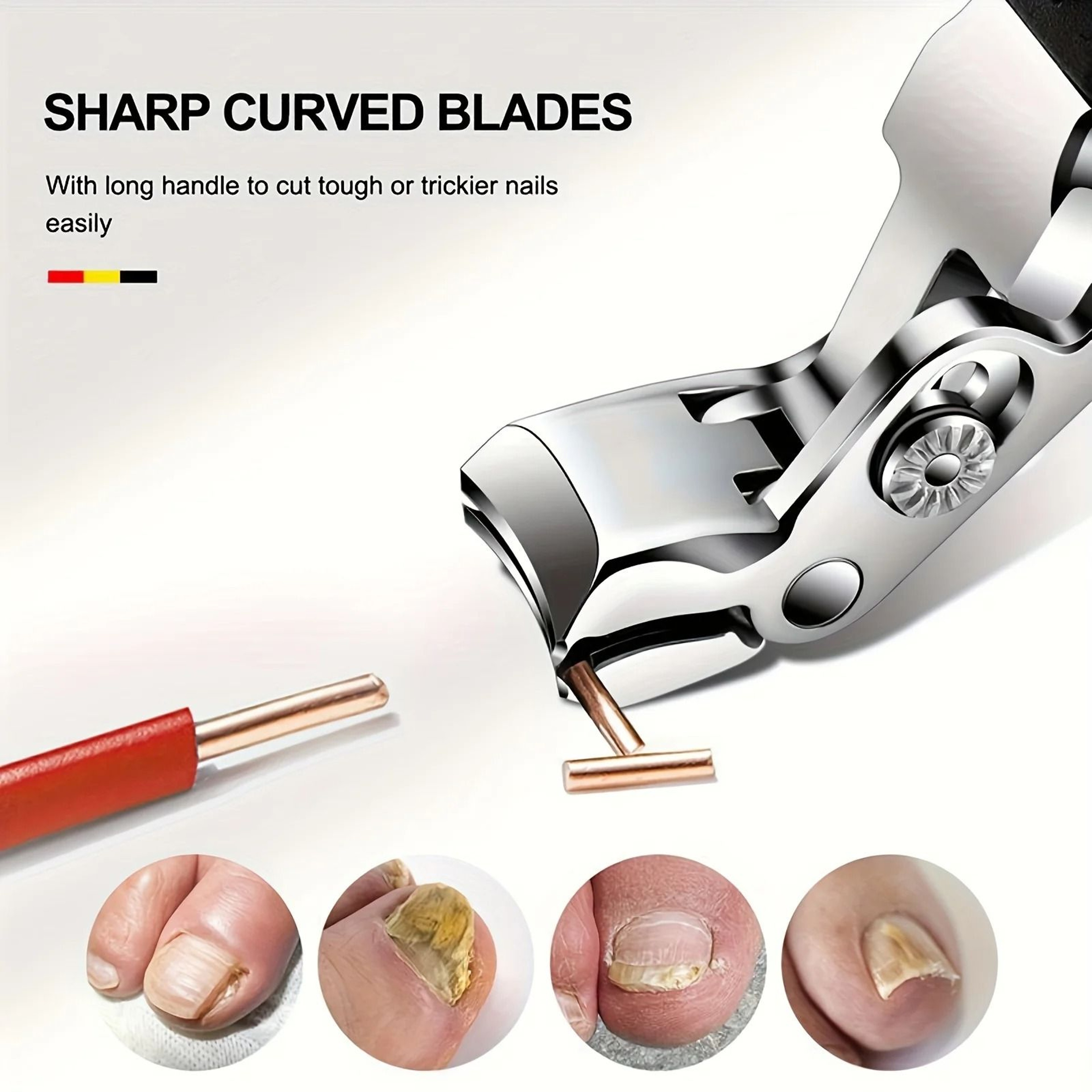 Professional Stainless Steel Toenail Clippers 5