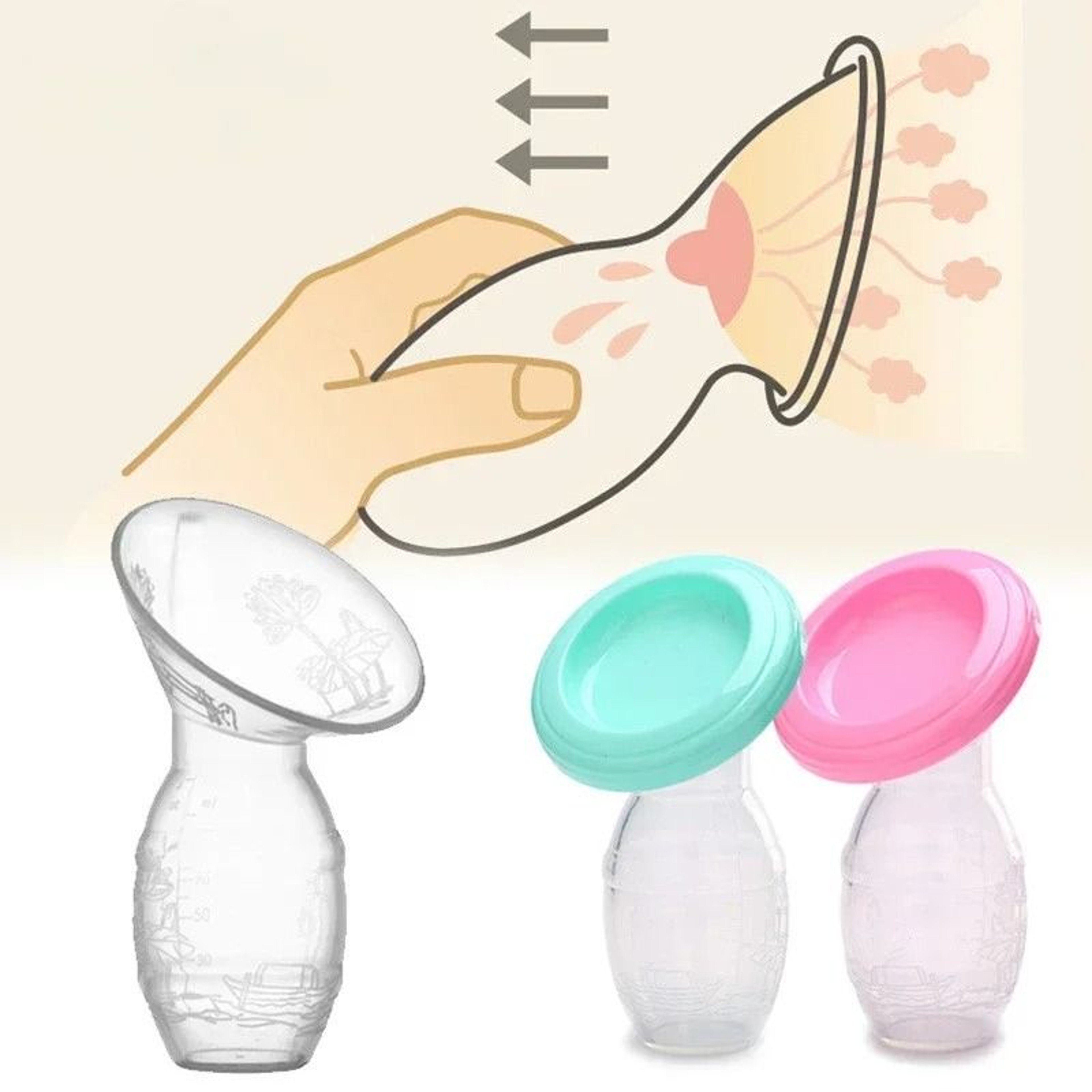Manual Baby Feeding Breast Pump And Milk Collector 0