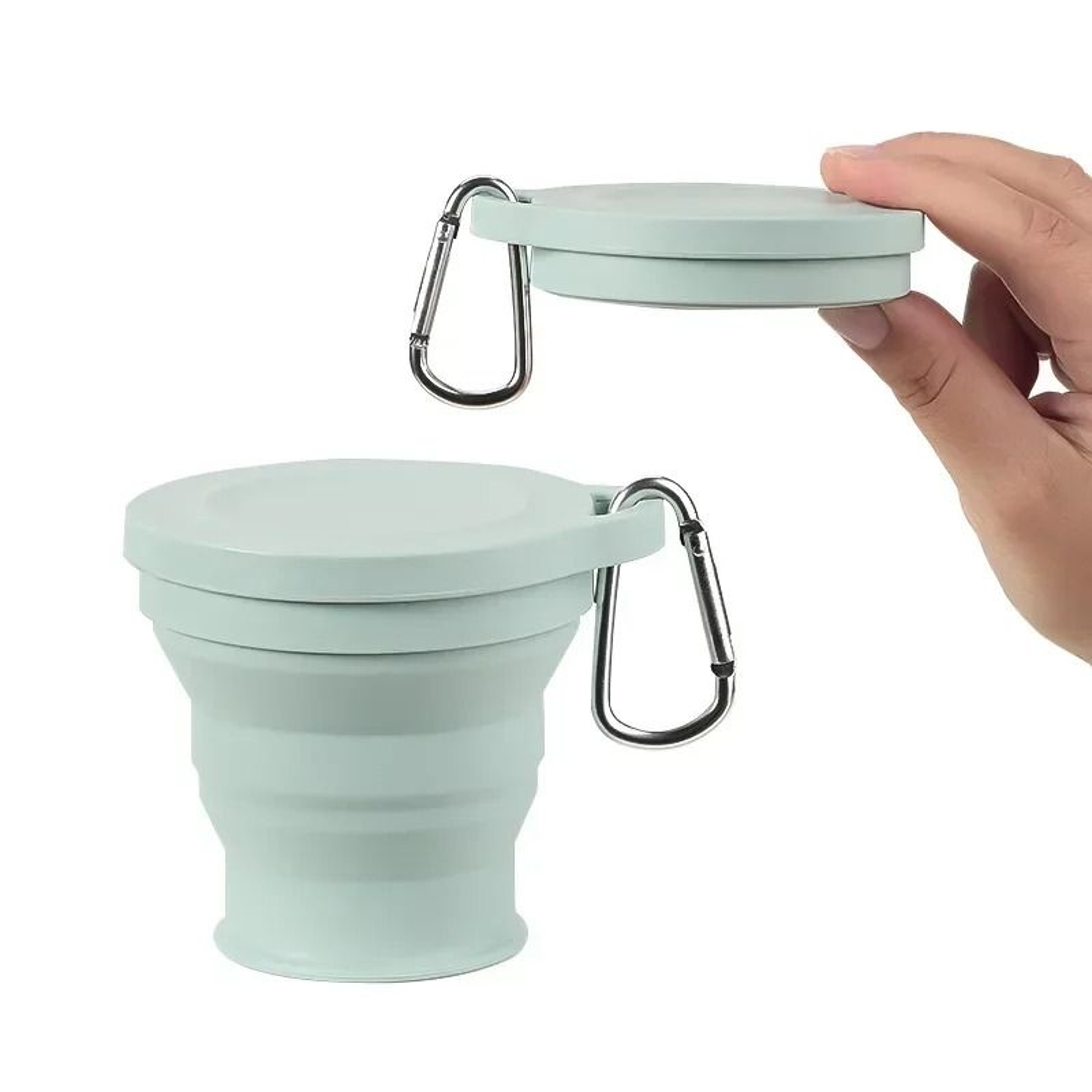 Portable Silicone Folding Travel Cup 0
