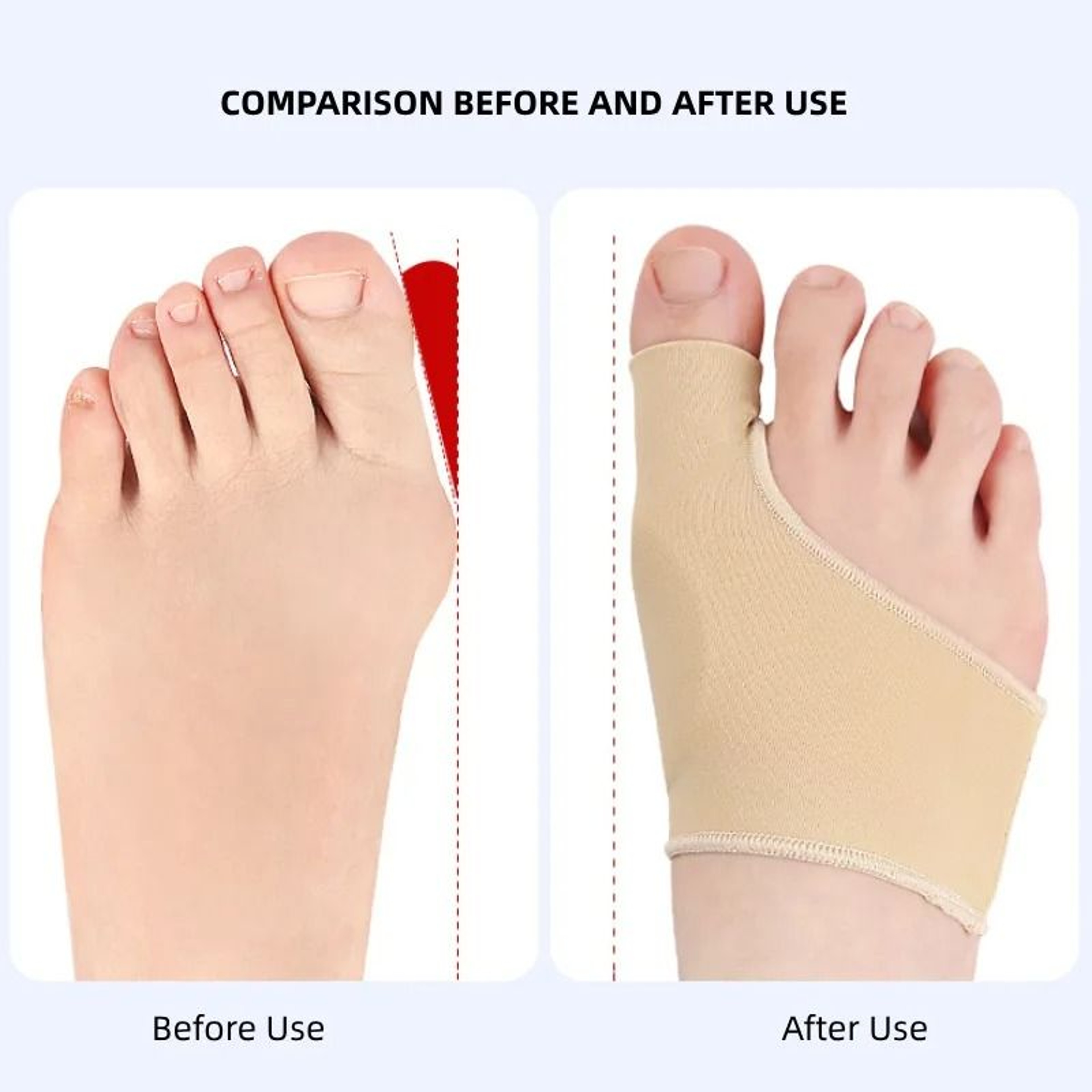 Toe Pain Relief Foot Separator Set 4