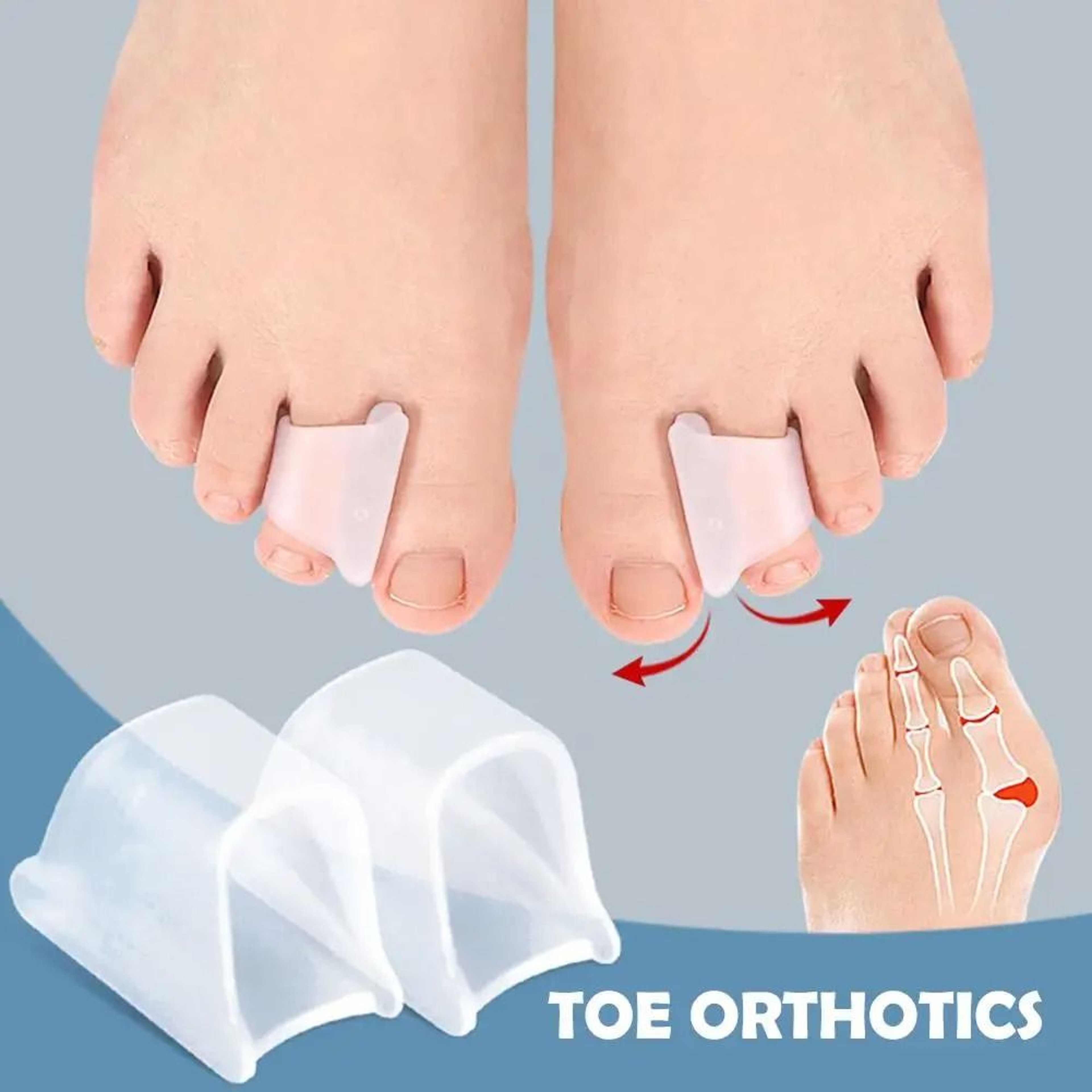 Toe Orthotics Foot Corrector Set 4