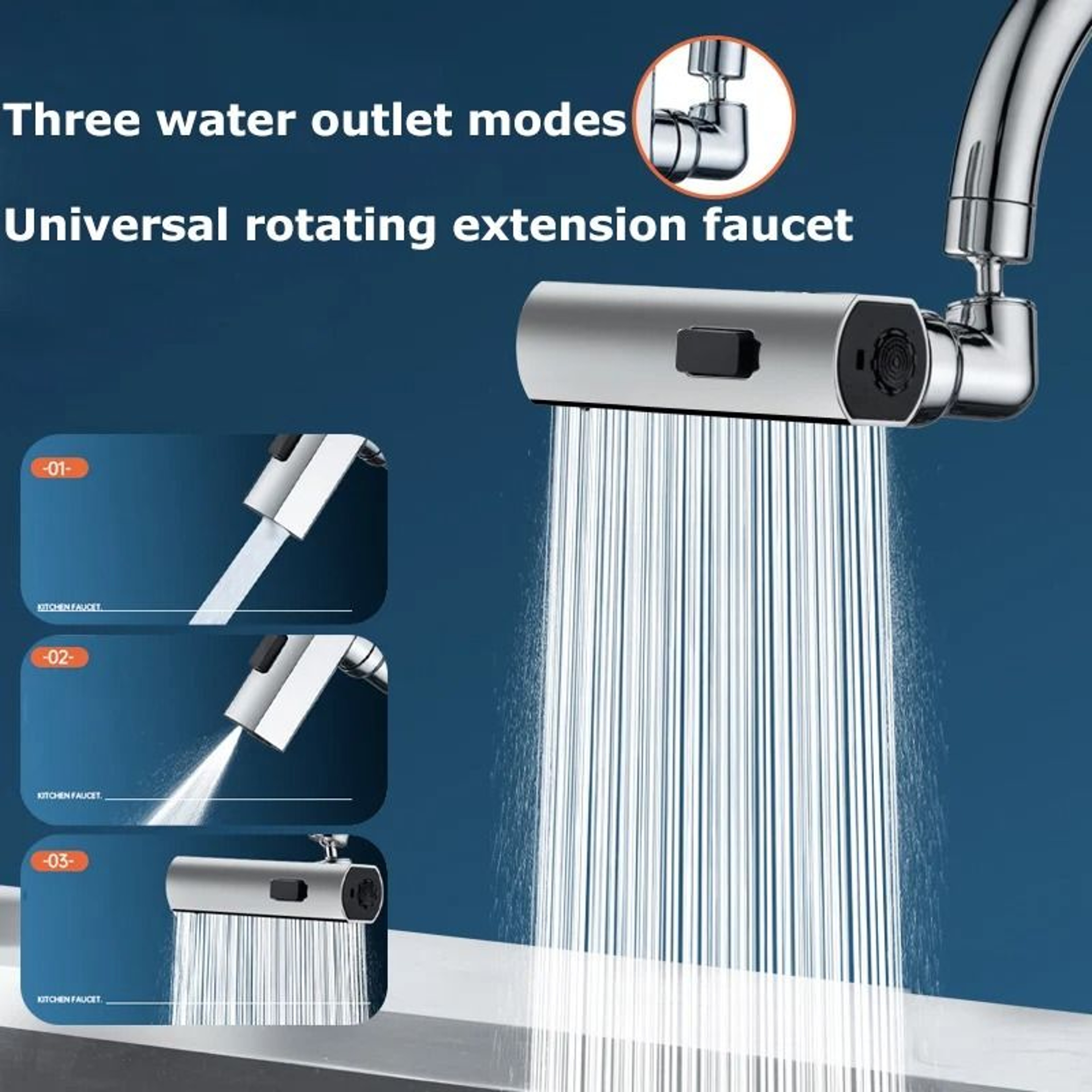 Swivel Extension Sink Faucet Nozzle 2