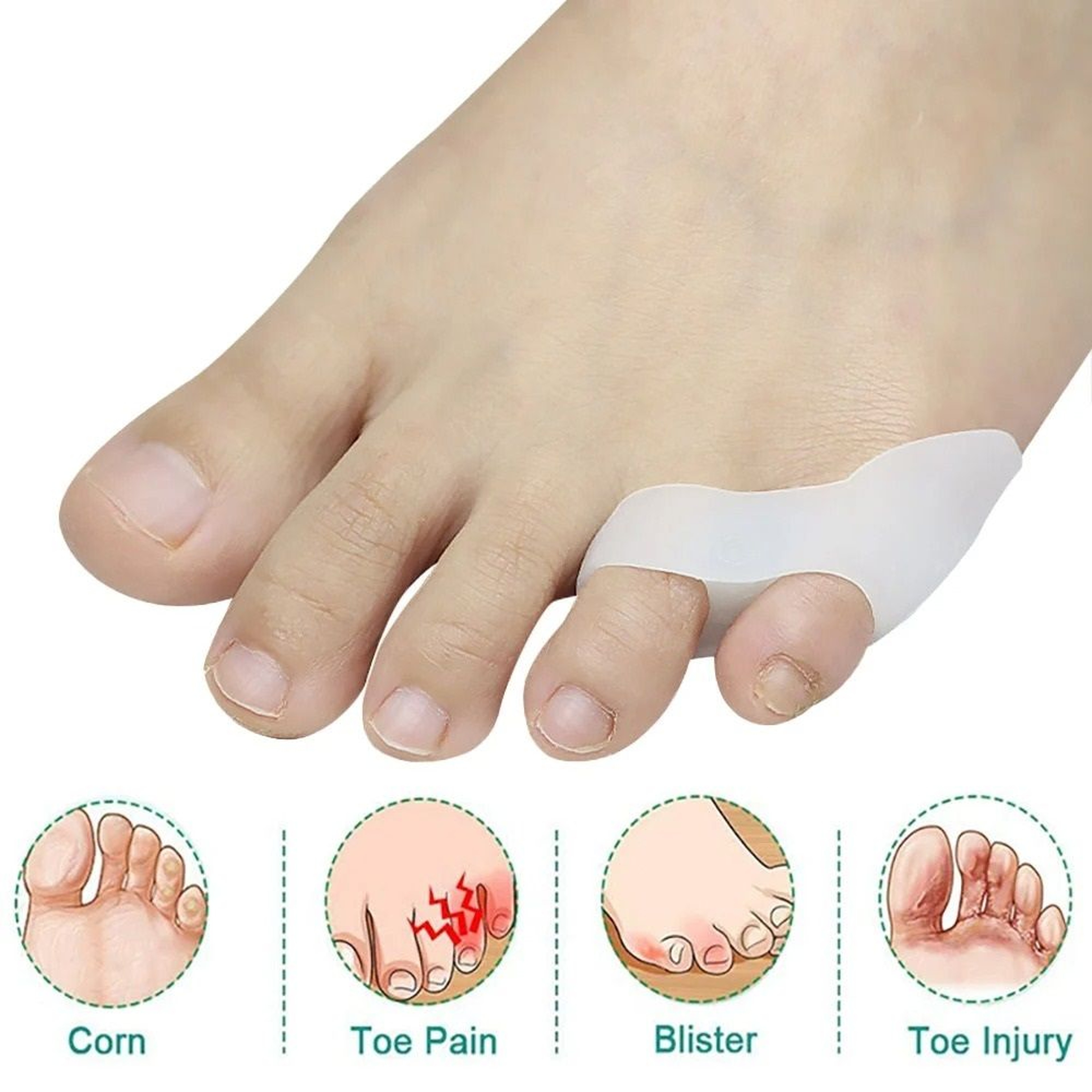 Gel Pinky Toe Separator And Protector Set 0
