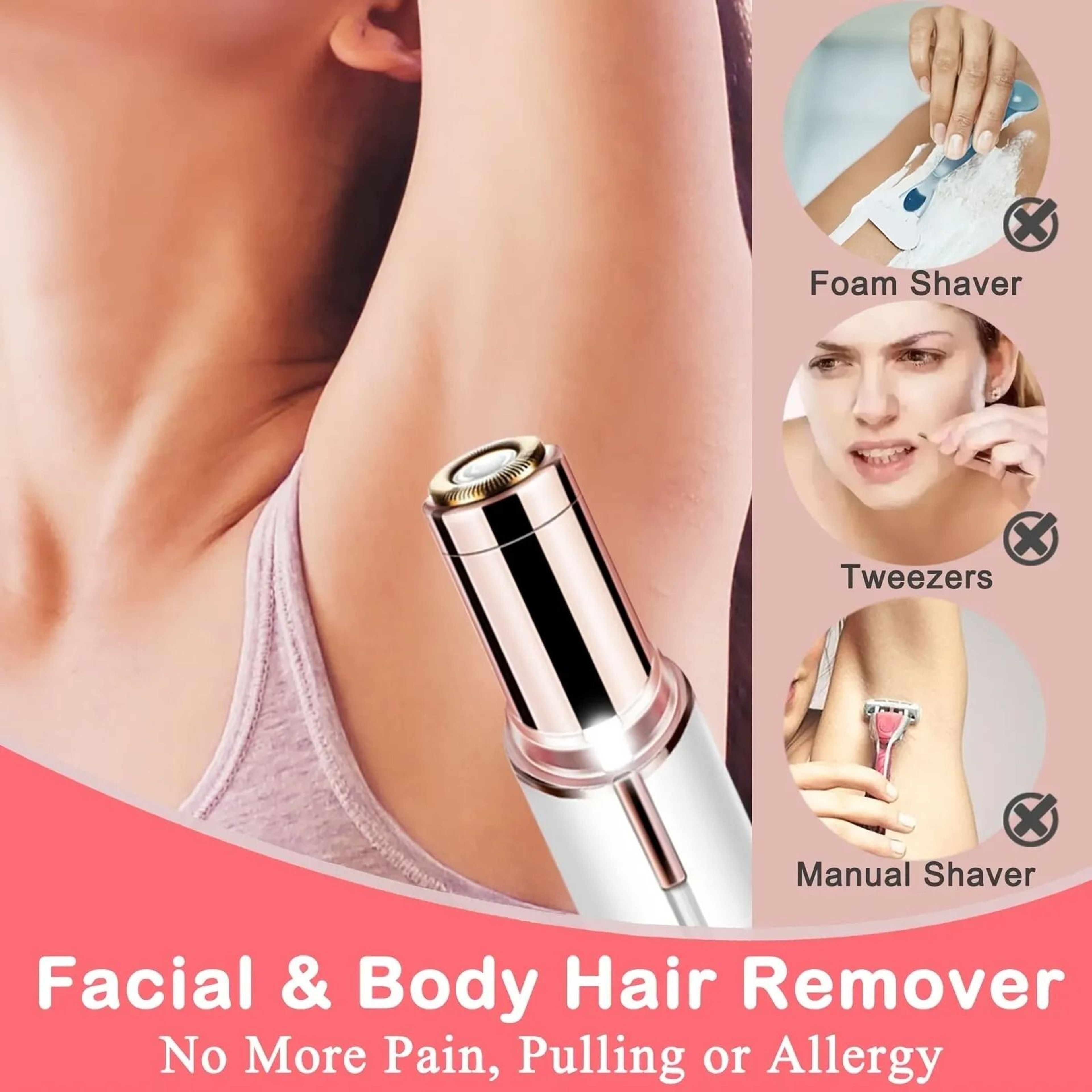Portable Lipstick Electric Hair Removal Tool 2