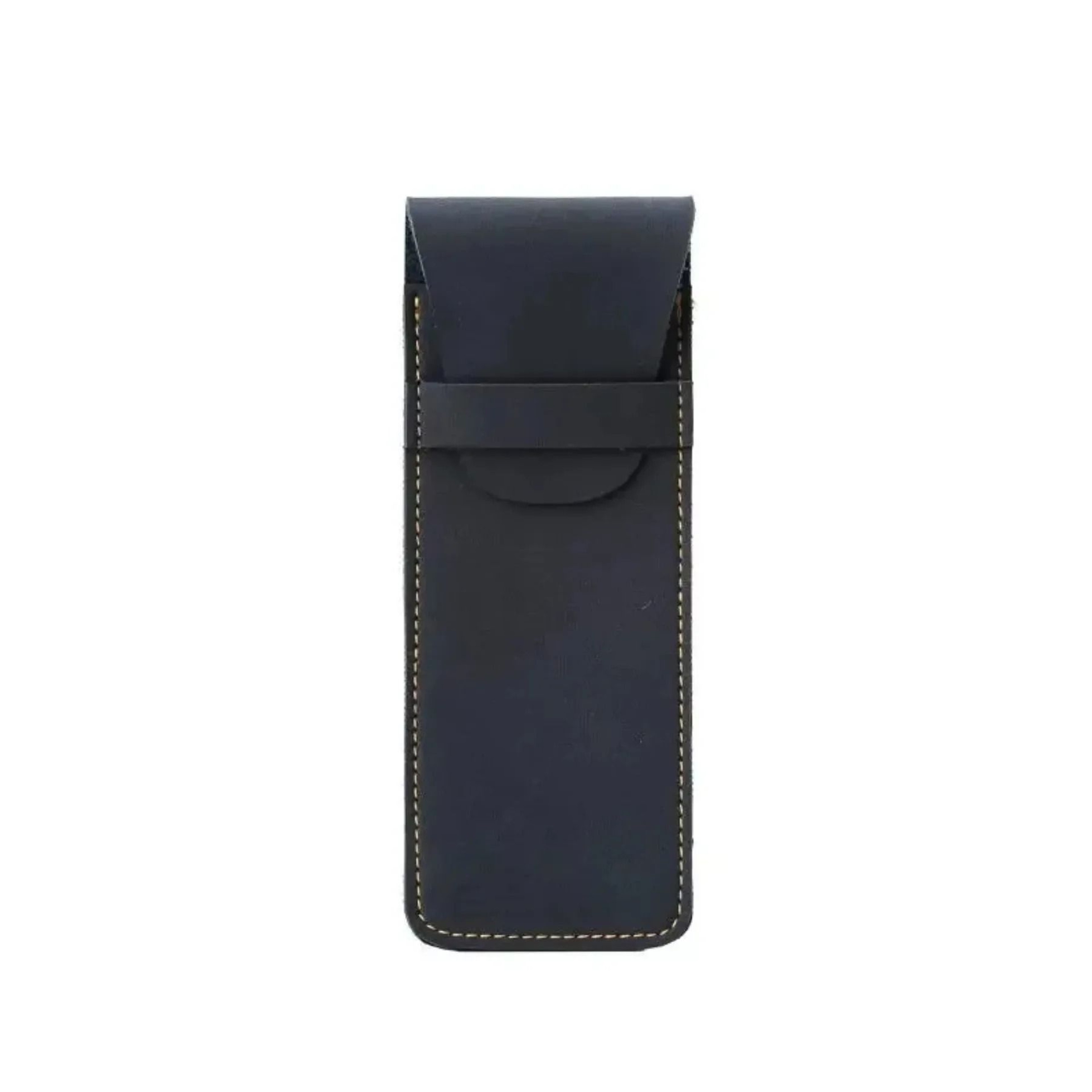 Vintage Frosted PU Leather Double Pen Case Set 7
