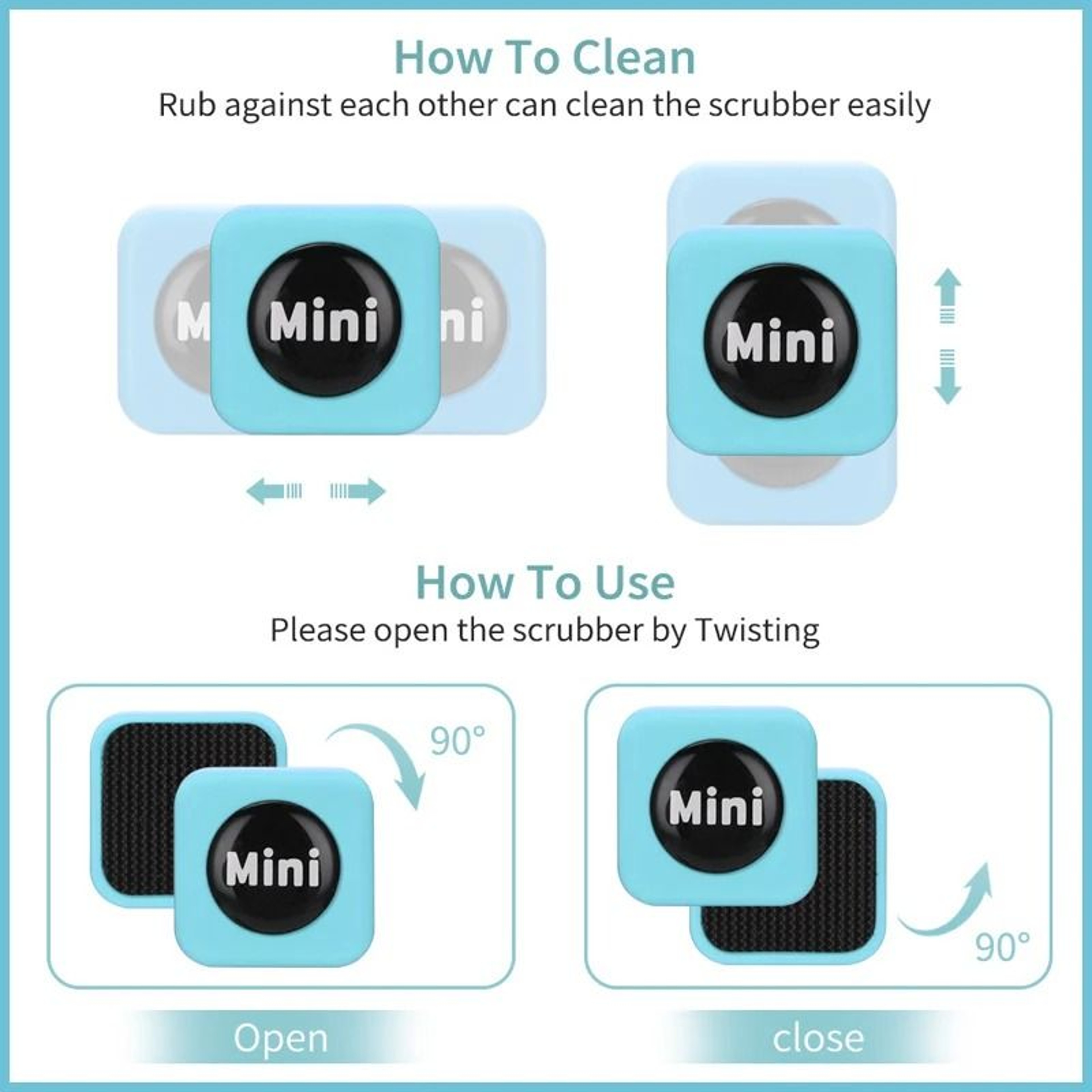 Mini Magnetic Aquarium Glass Cleaner 1
