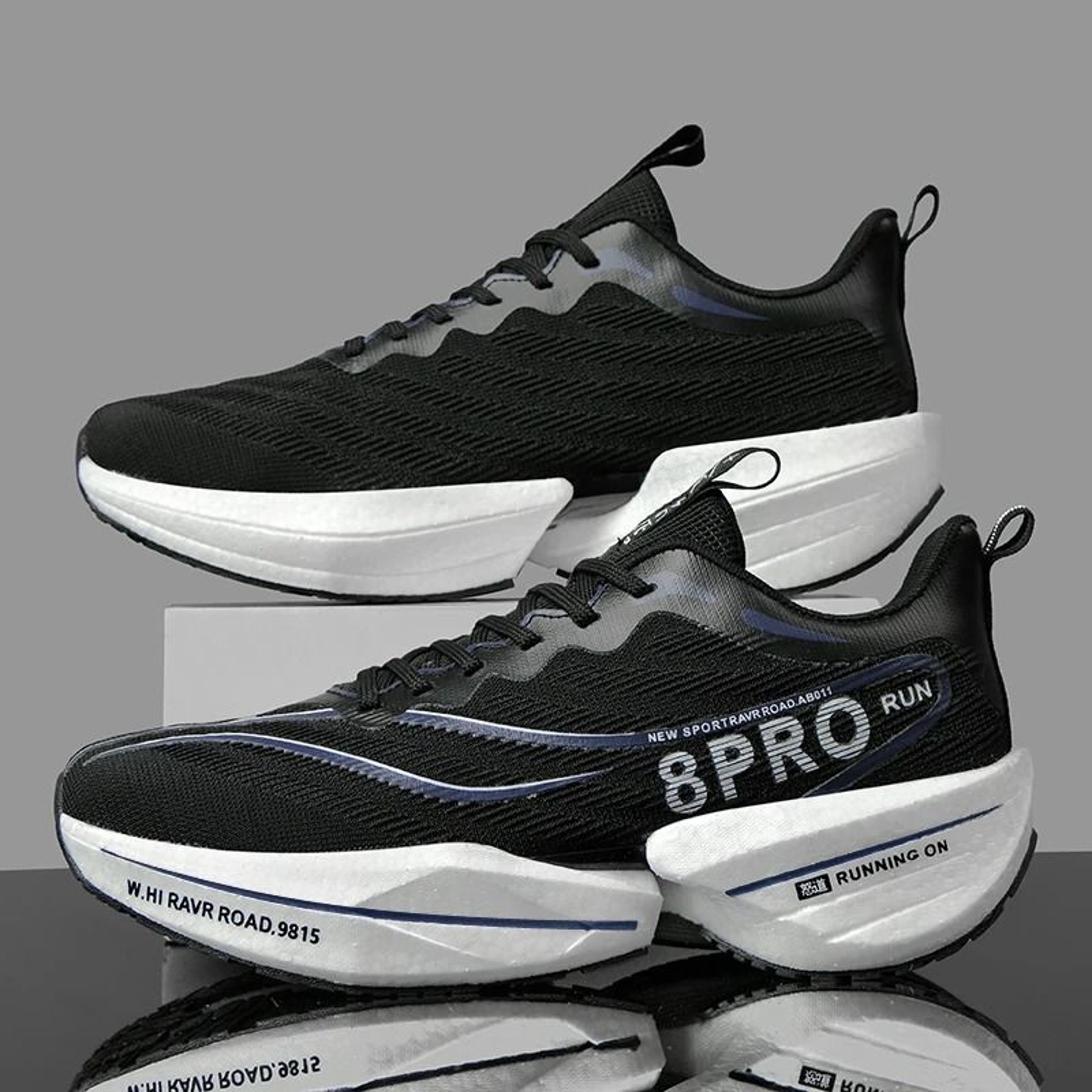 Lightweight Carbon Plate Mesh Running Sneakers 8