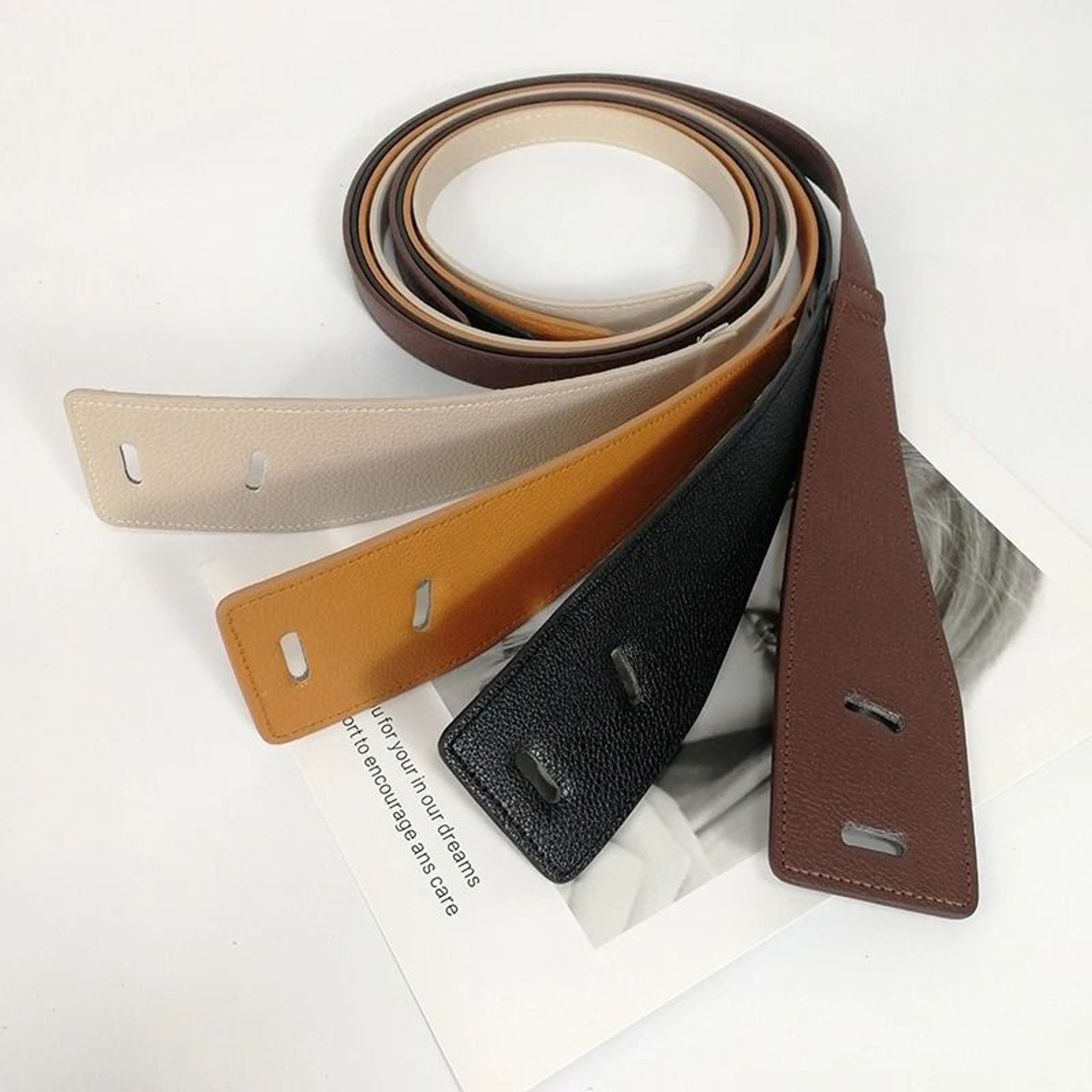 Soft Knot Style PU Leather Waist Belt For Women 3