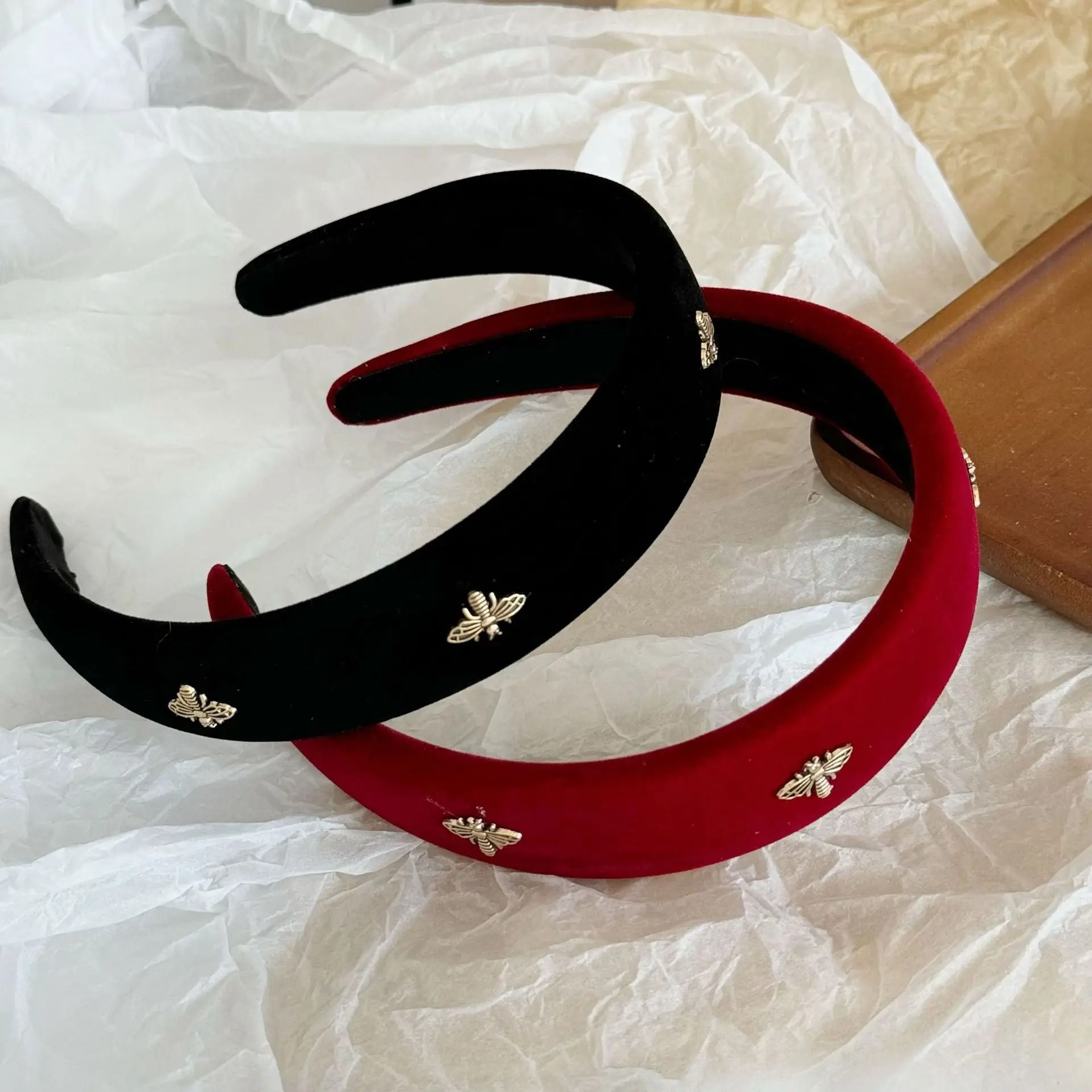 Velvet Bee Accent Hairband 0