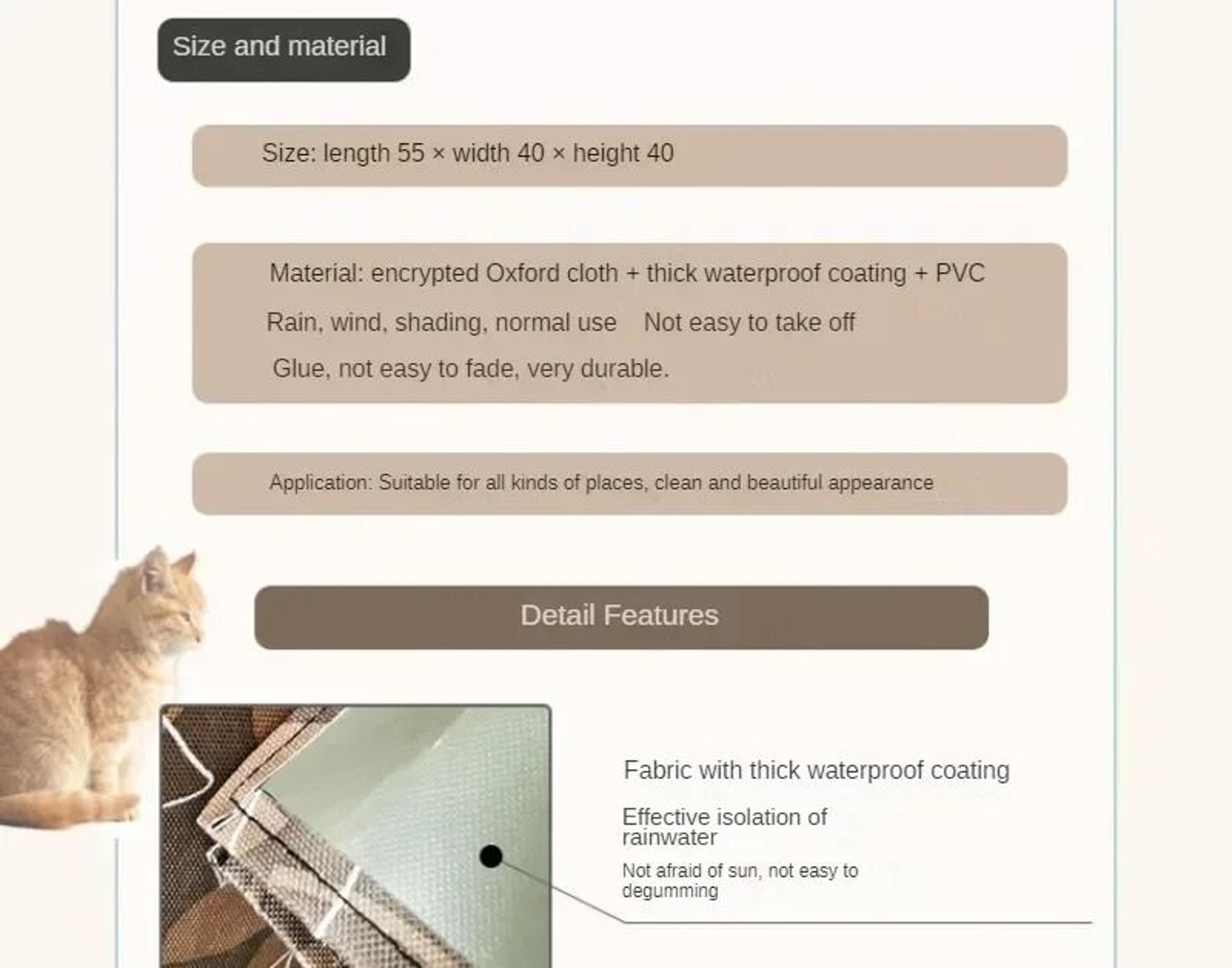 Outdoor Cat Feeding Shelter With Weather Resistant Canopy 1