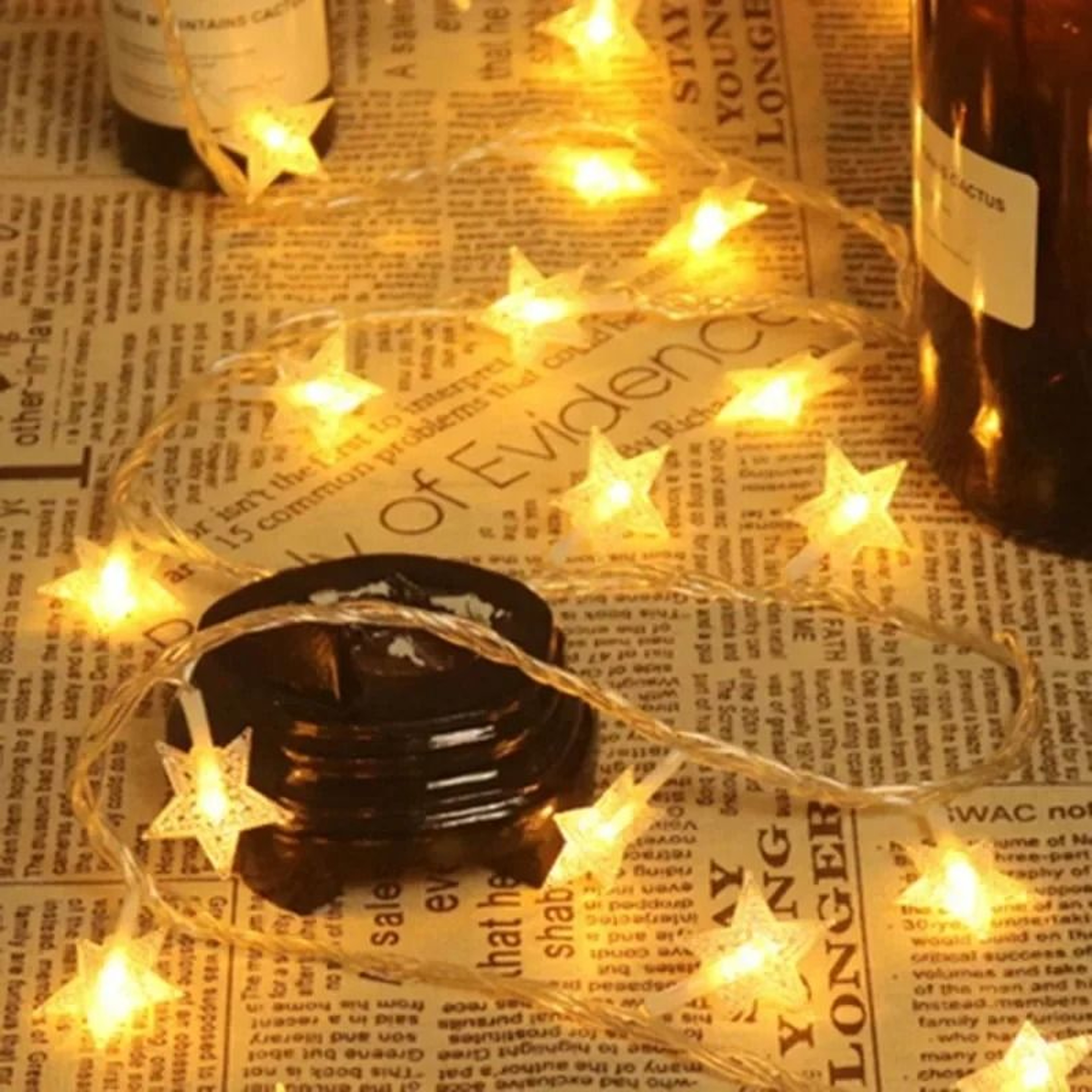 Star Glow Outdoor Fairy String Lights 1