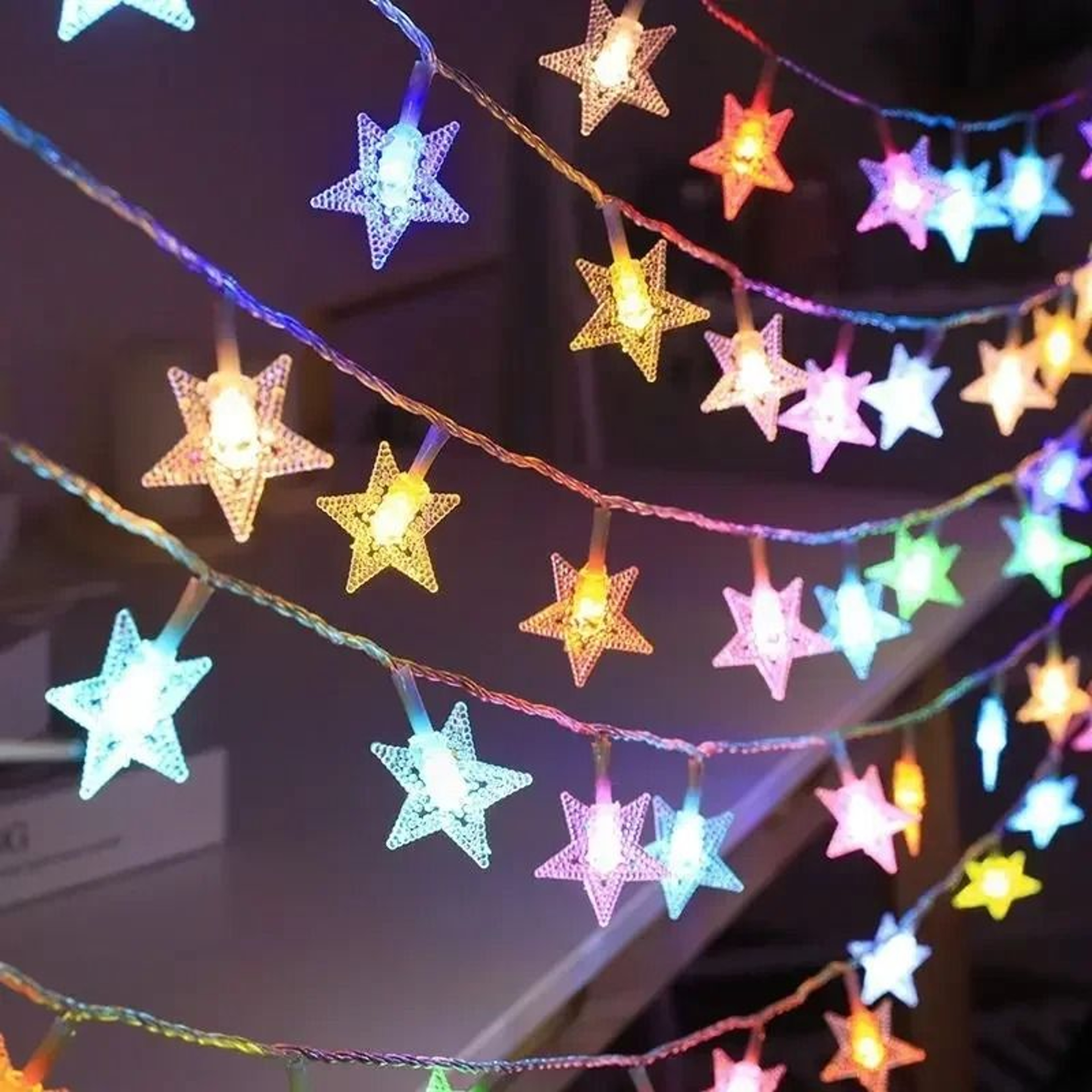 Star Glow Outdoor Fairy String Lights 8