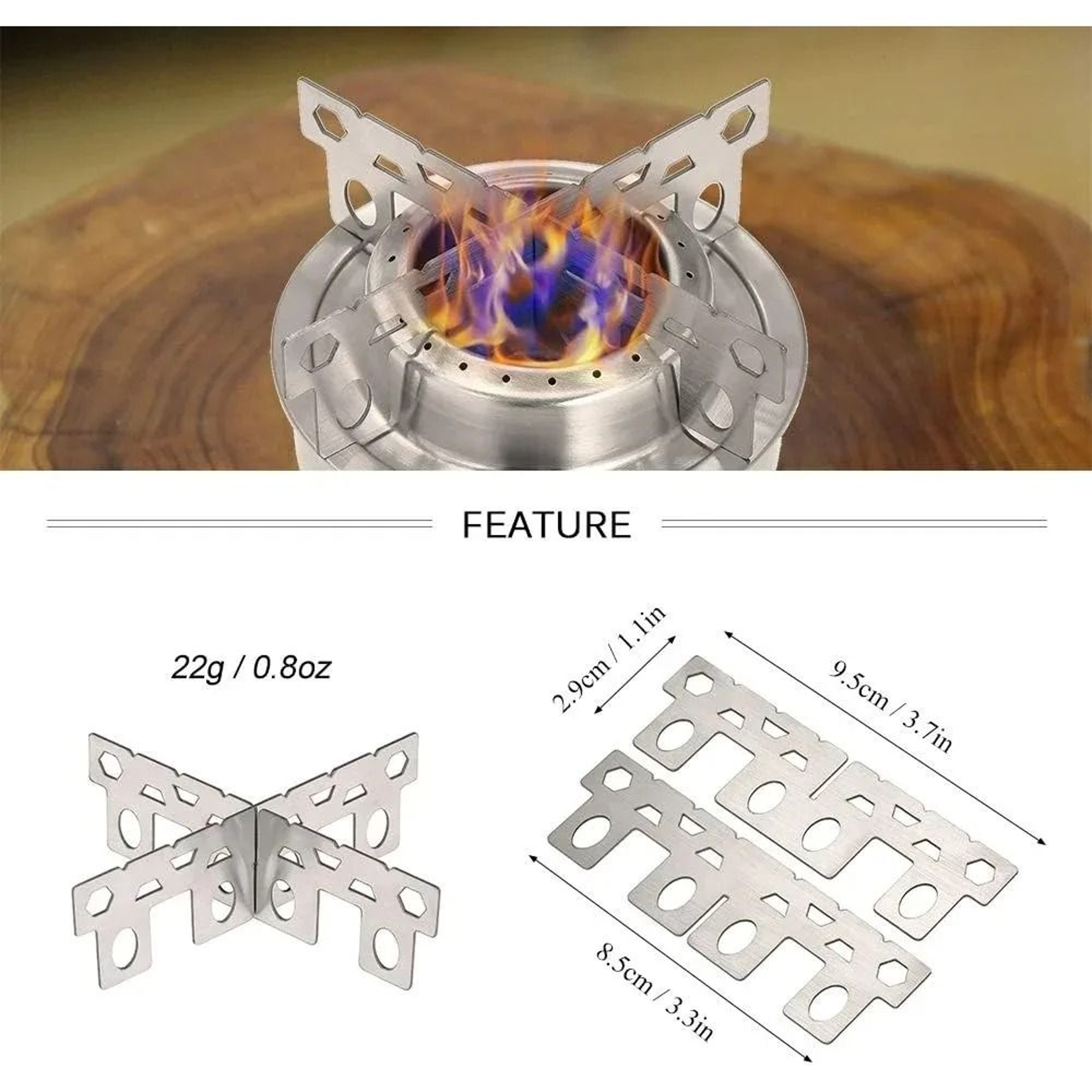 Portable Mini Alcohol Camping Stove 5