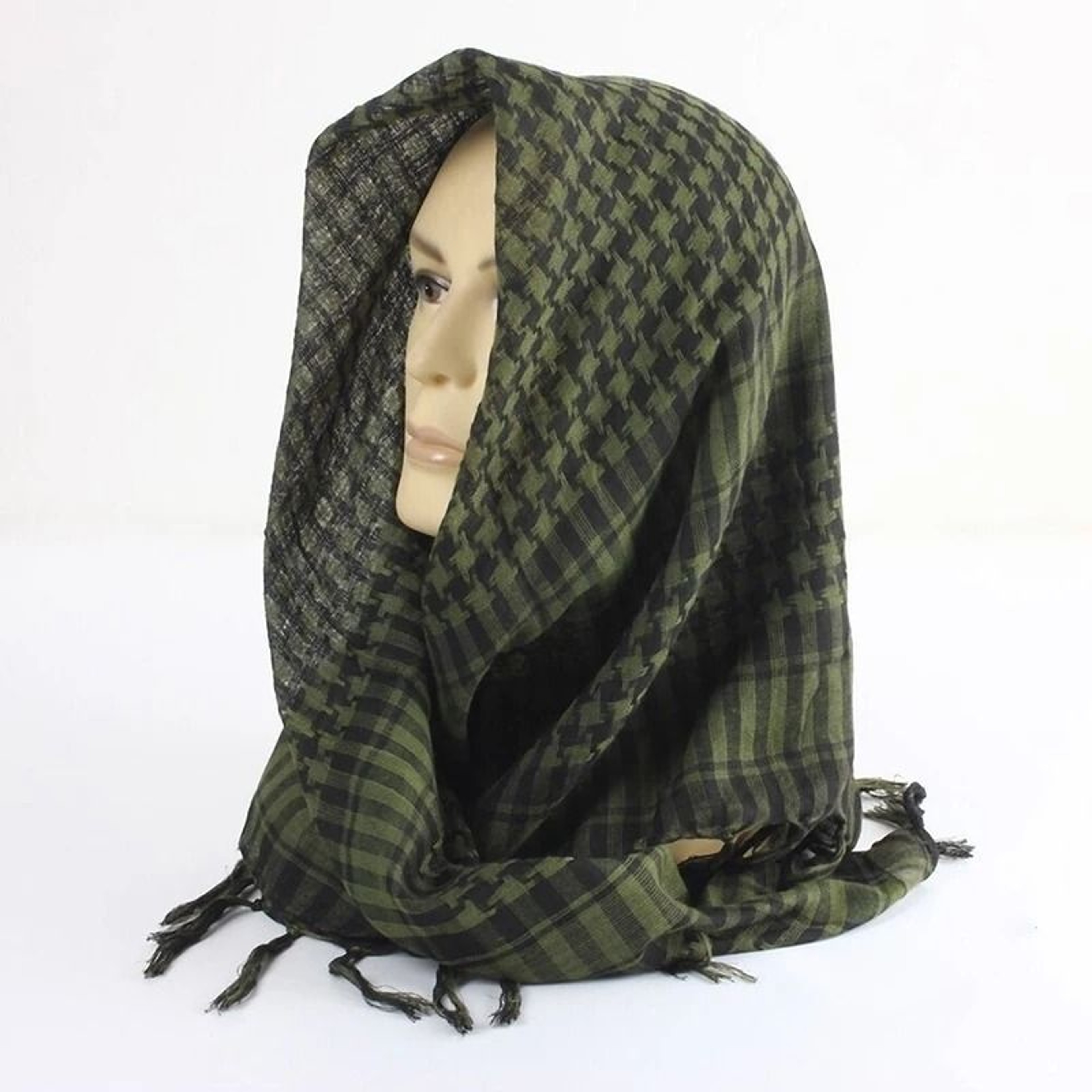 Lightweight Tactical Plaid Scarf 1