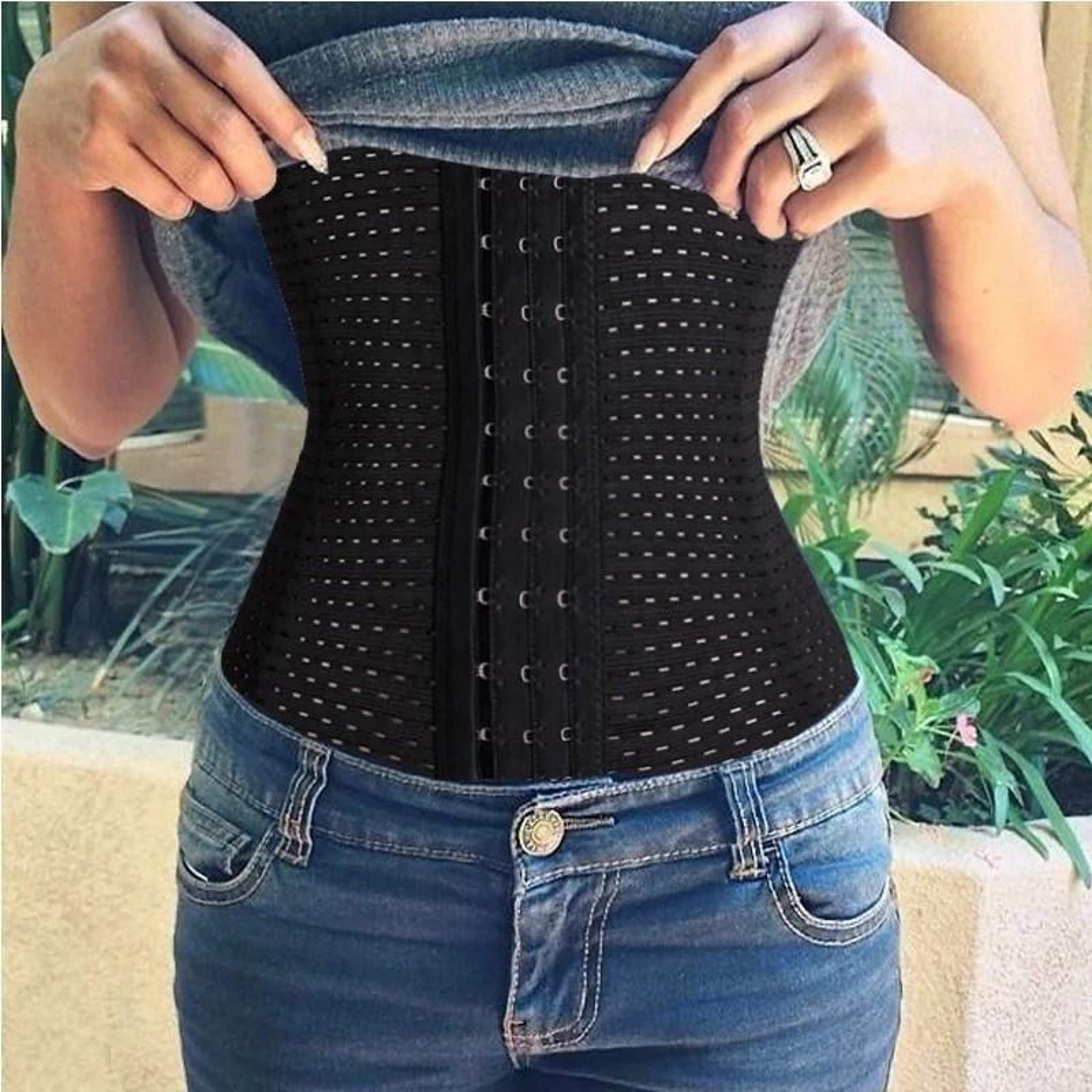 Adjustable Waist Trainer Tummy Control Body Shaper 0