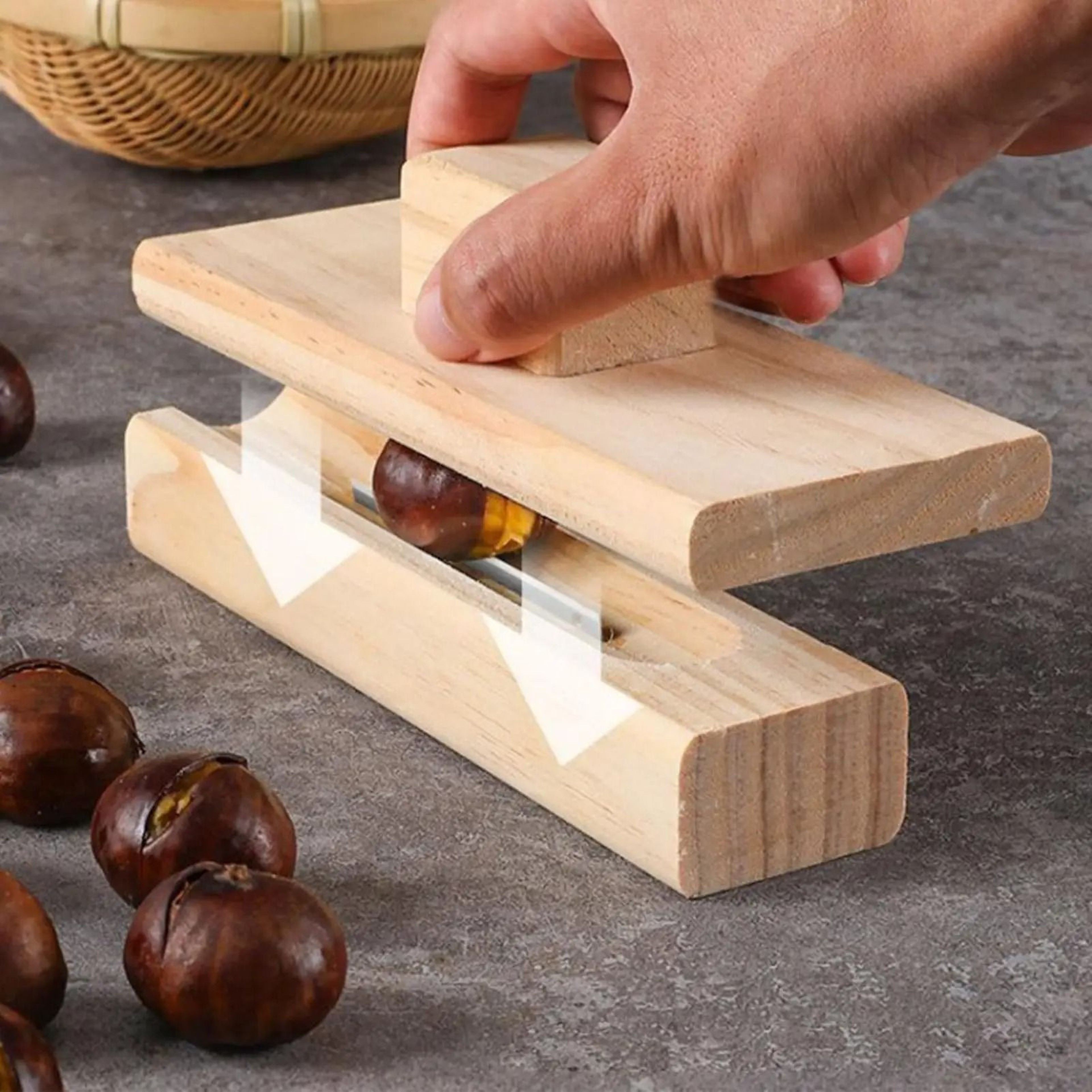 Manual Chestnut Cutter And Opener Tool 0