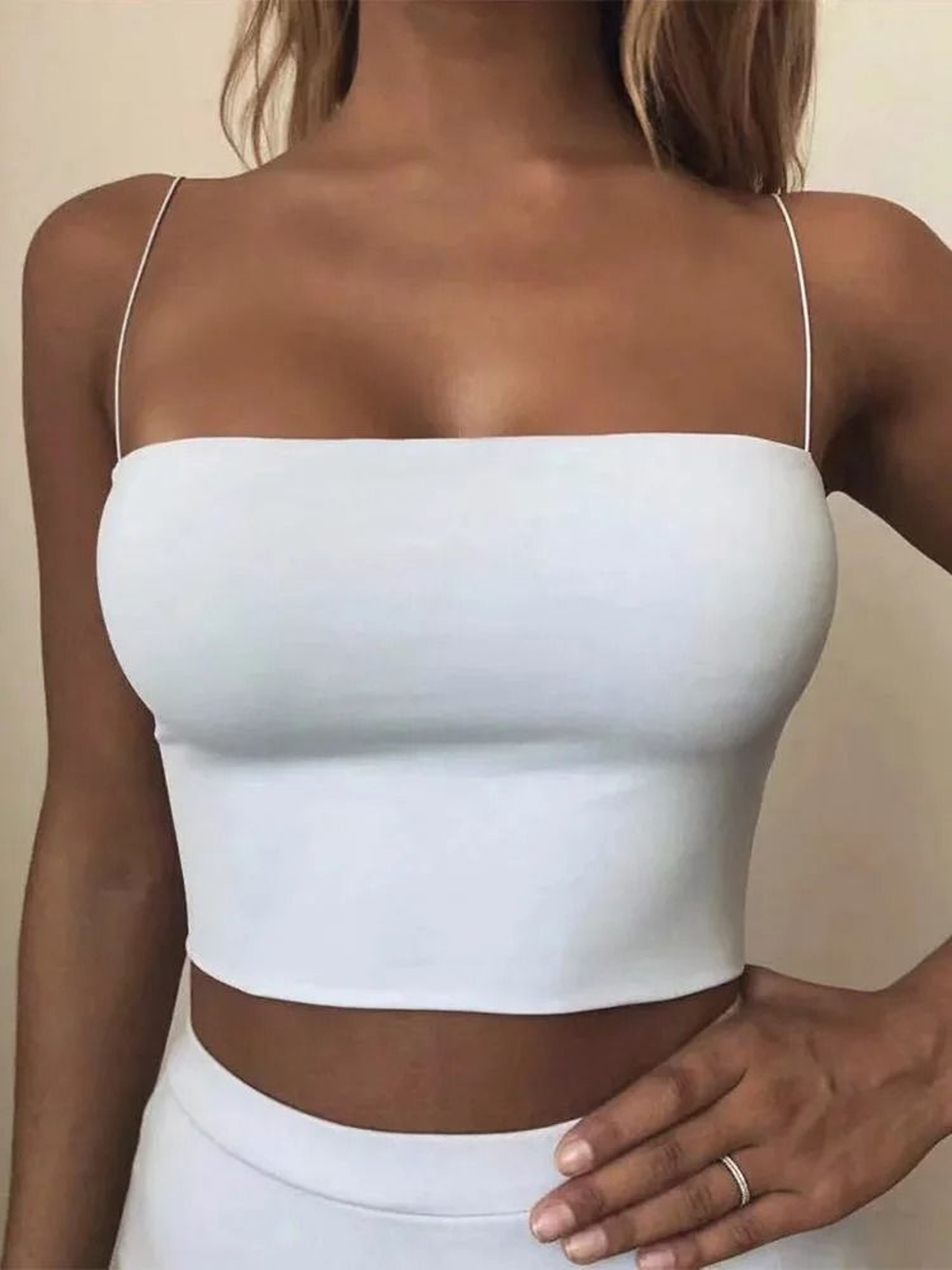 Sleeveless Cotton Crop Tank Top 3