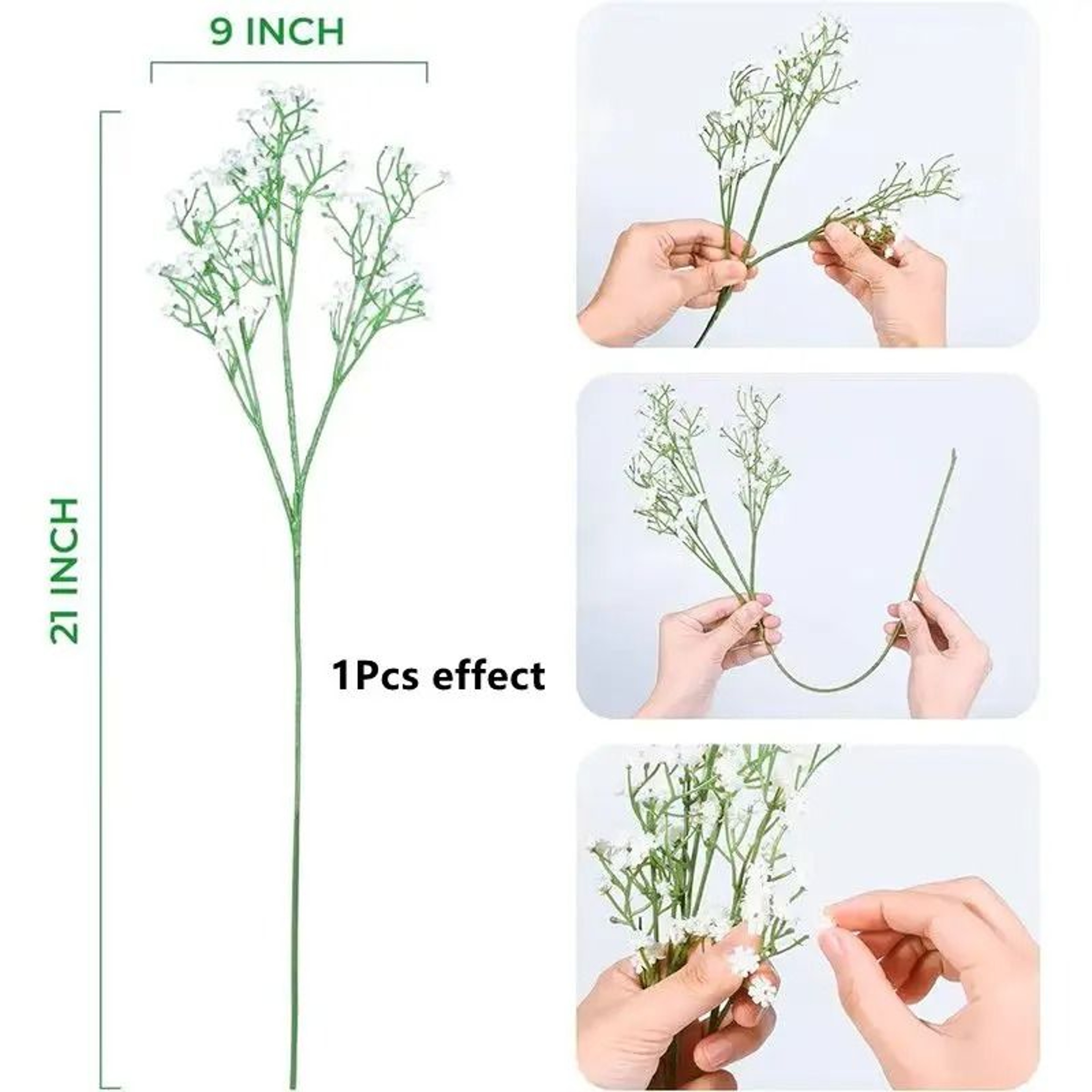 Artificial Gypsophila Flower Stem 5