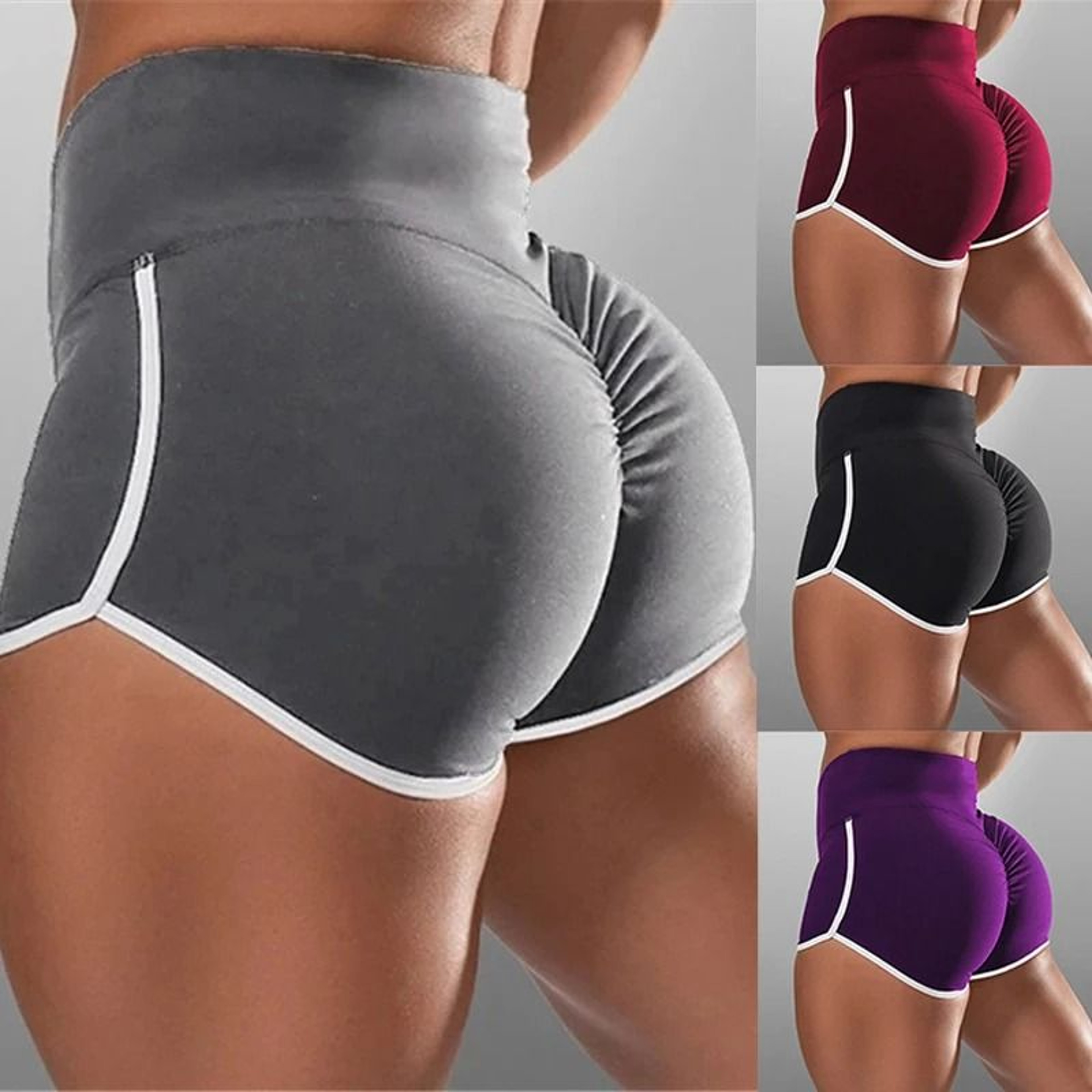 Low Waist Stretchy Yoga Fitness Shorts 0