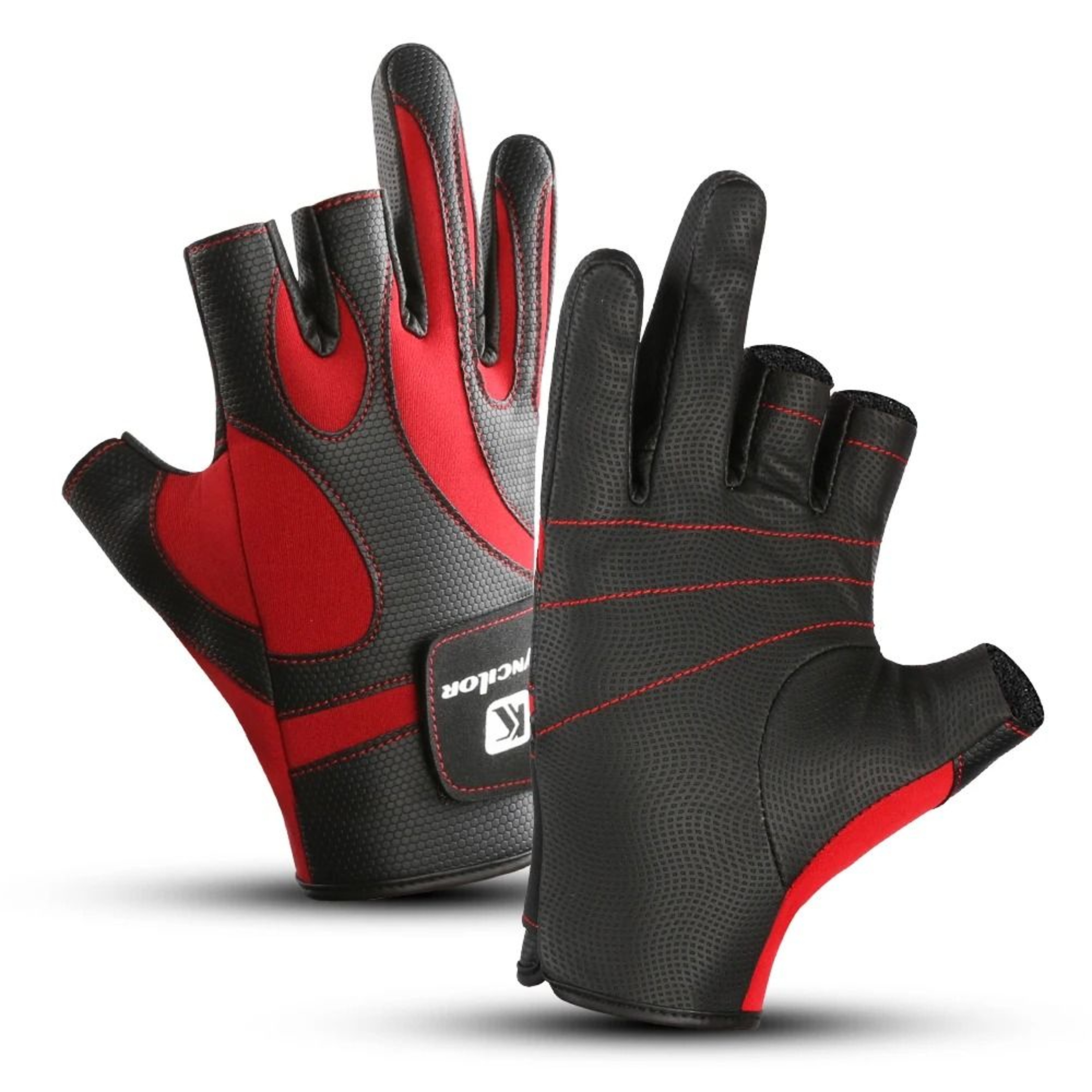 Three Finger Outdoor Sports Gloves For Fishing Cycling And Riding 7