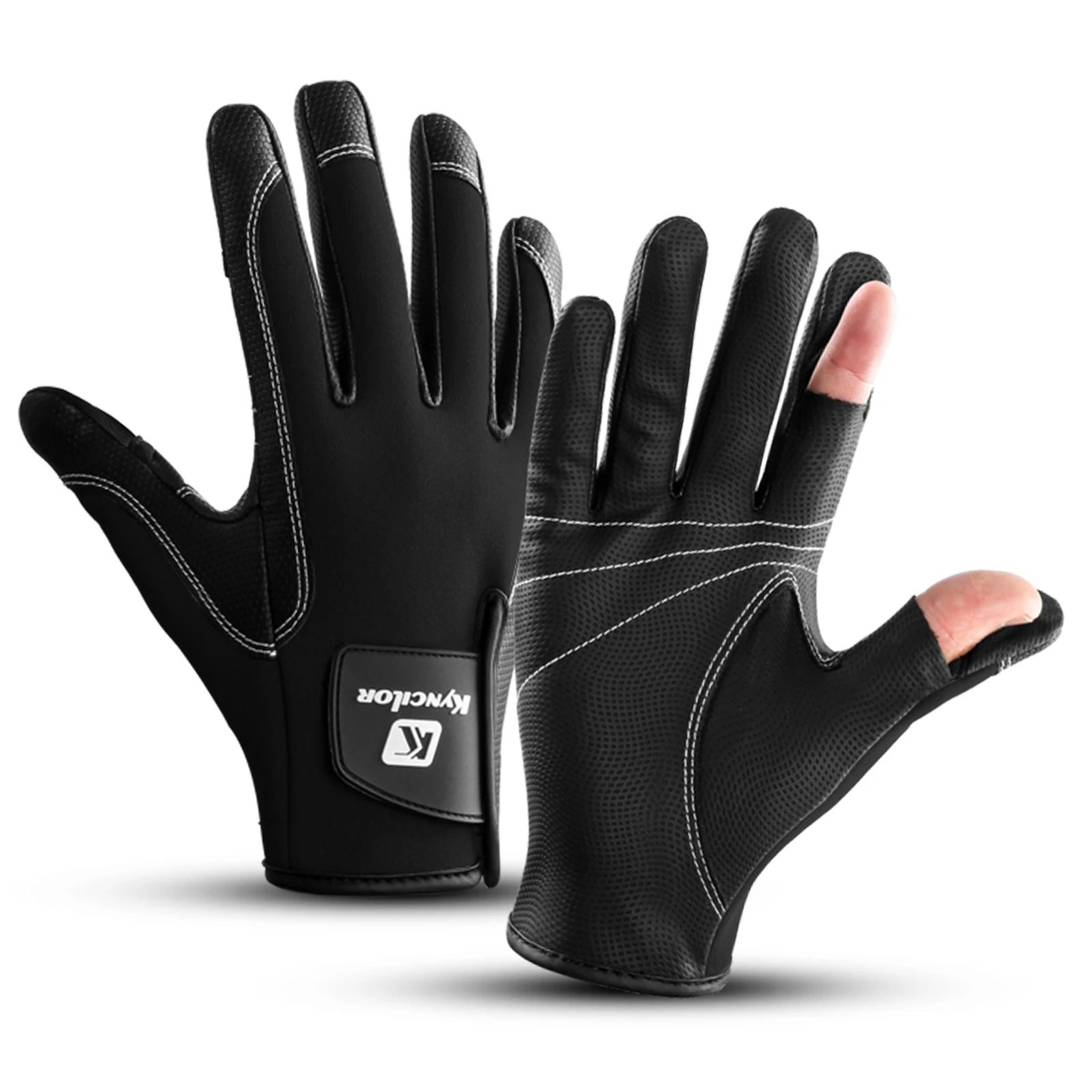 Three Finger Outdoor Sports Gloves For Fishing Cycling And Riding 8