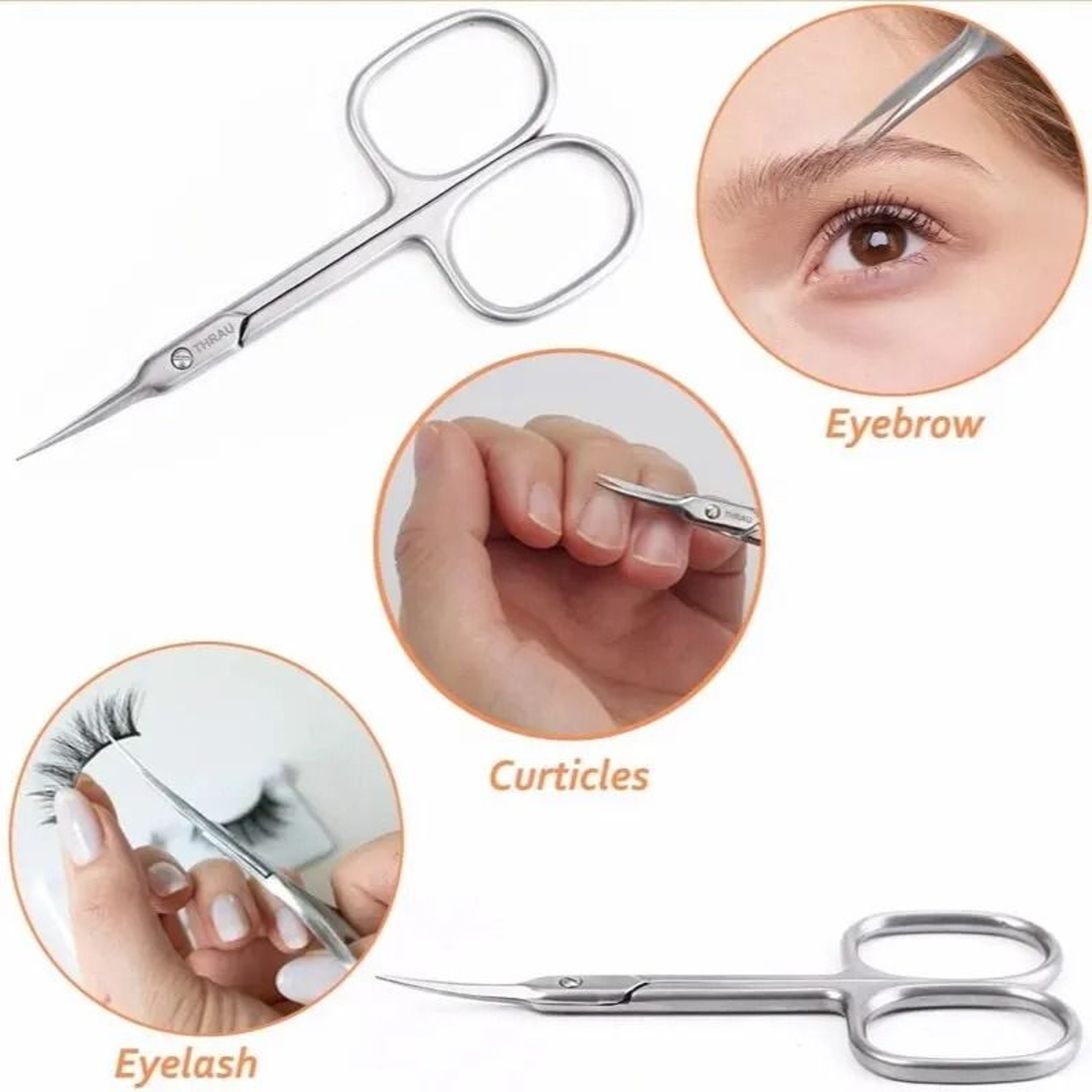 Stainless Steel Dead Skin Scissors For Precision Manicure Care 0