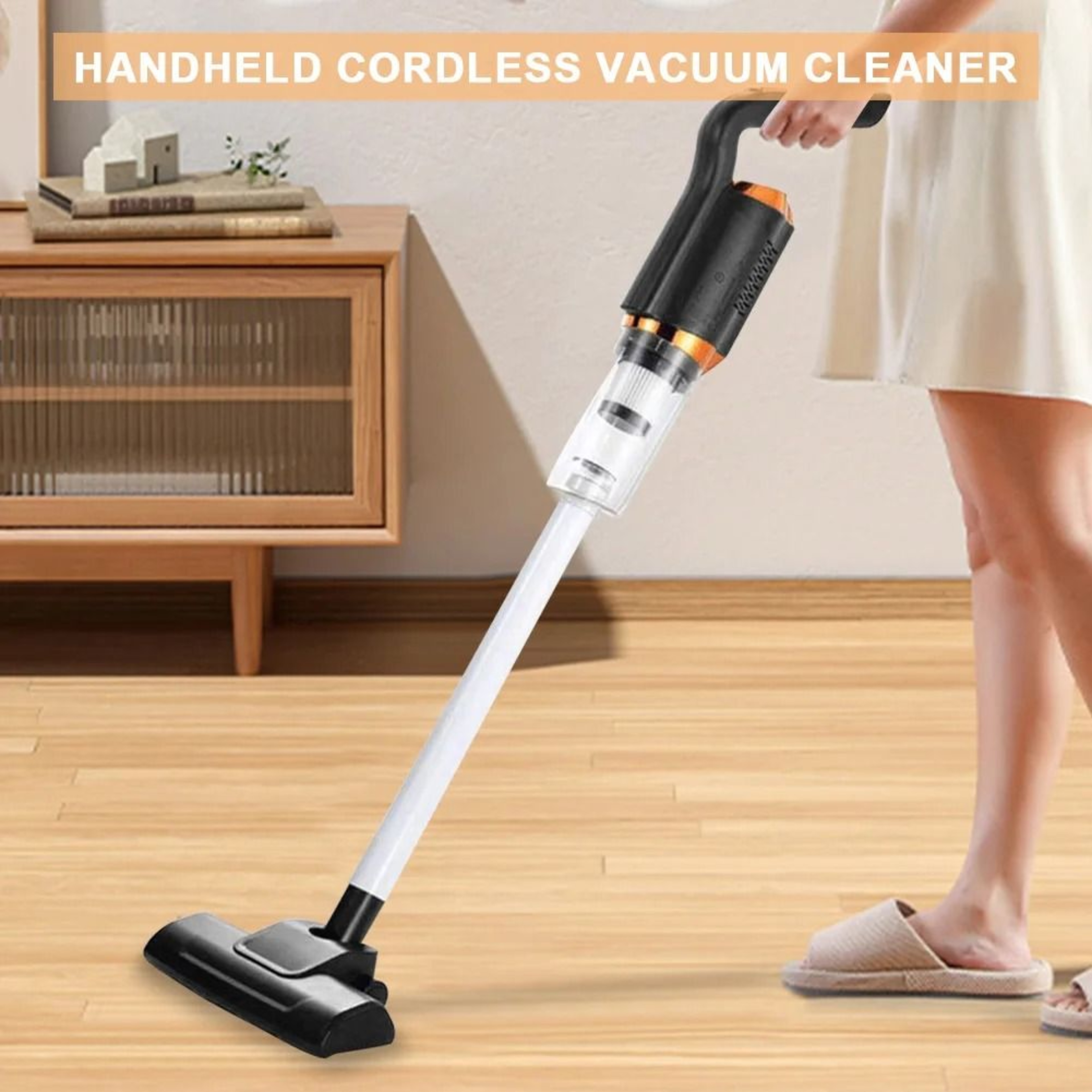 Wireless Handheld Vacuum Cleaner With Strong Suction For Home And Car 2