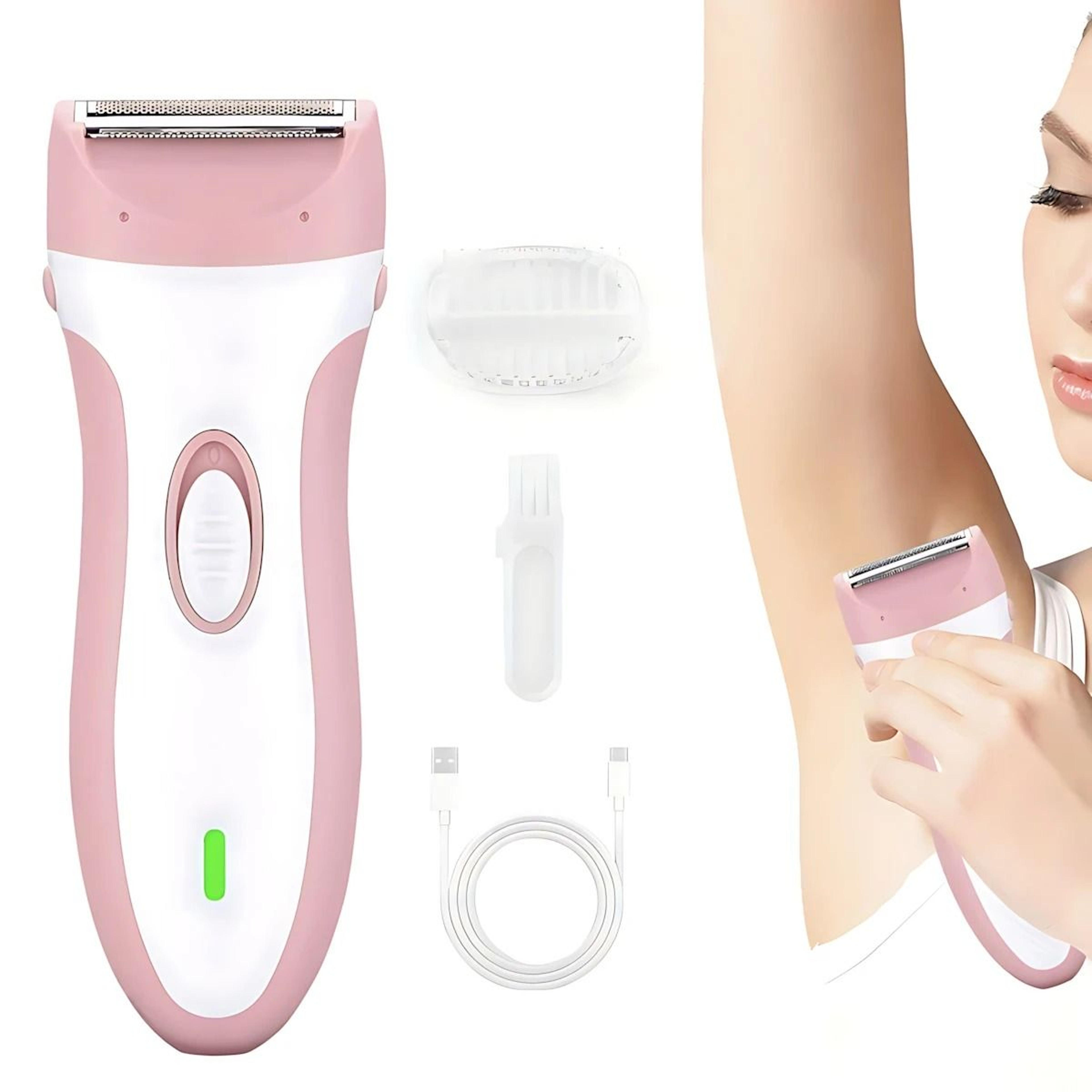 Electric Body Trimmer Shaver For Women Smooth Hair Removal 6