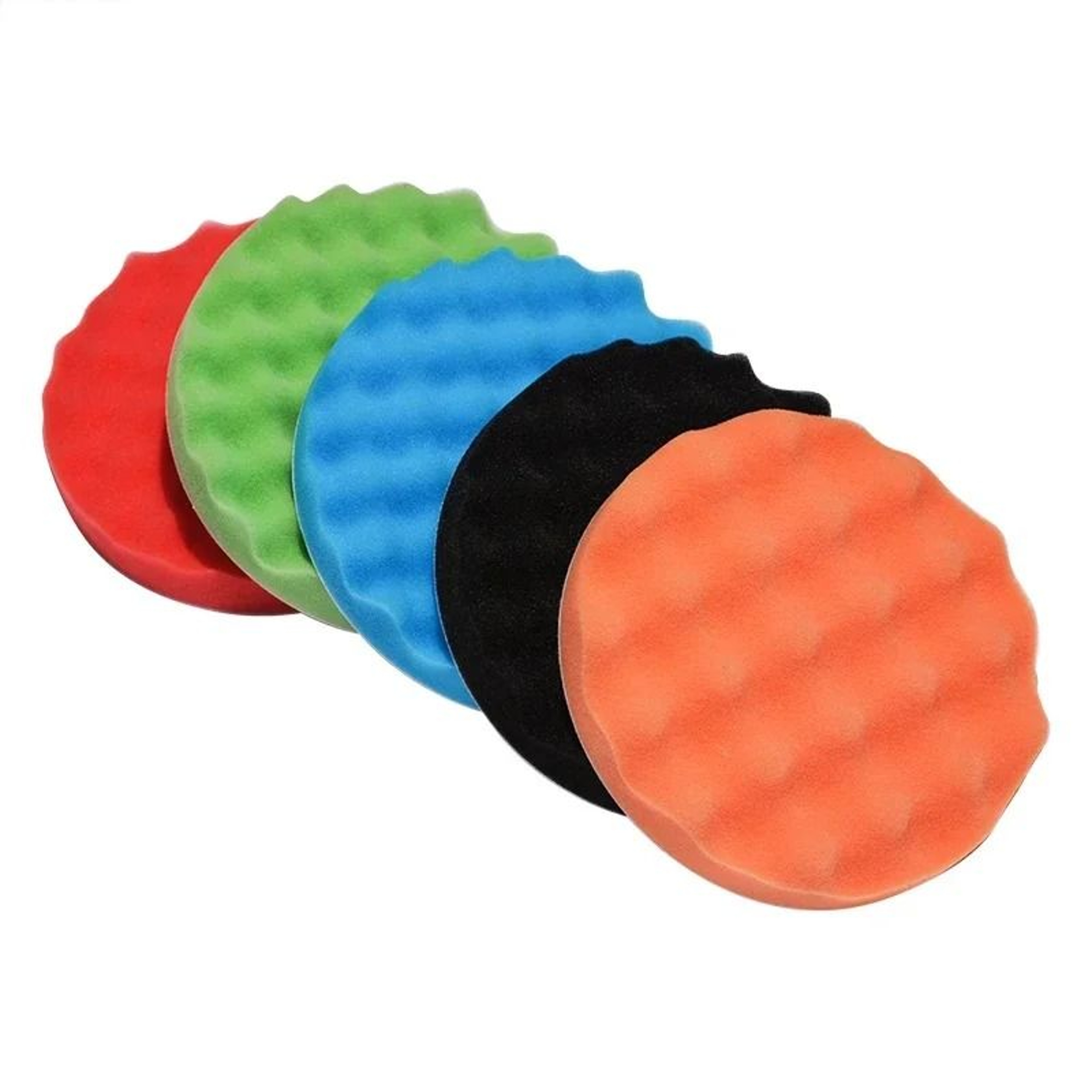 Car Polishing Pad Set For Waxing Buffing And Auto Detailing 4