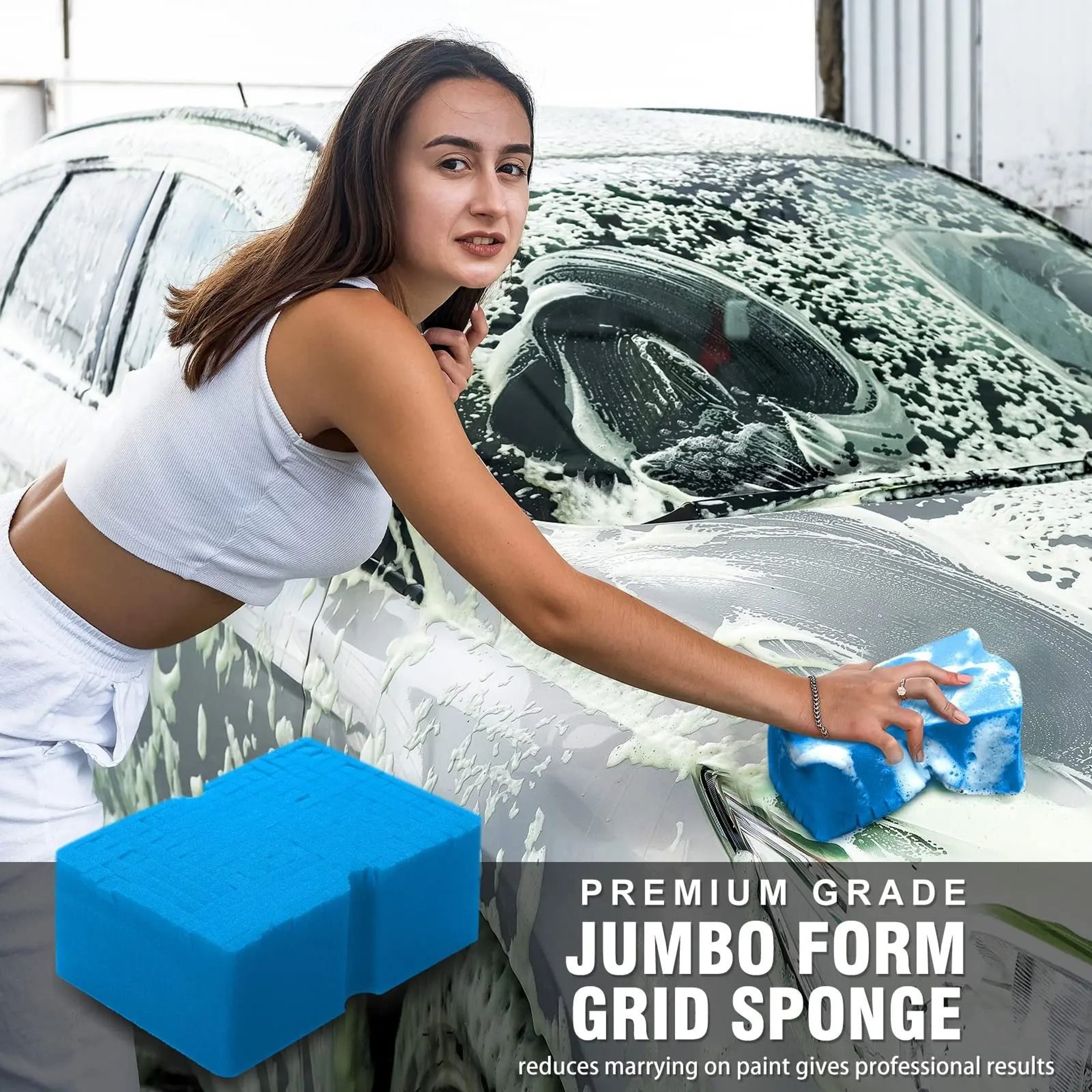 Large Car Wash Sponge With Super Absorbent Soft Foam Design 3