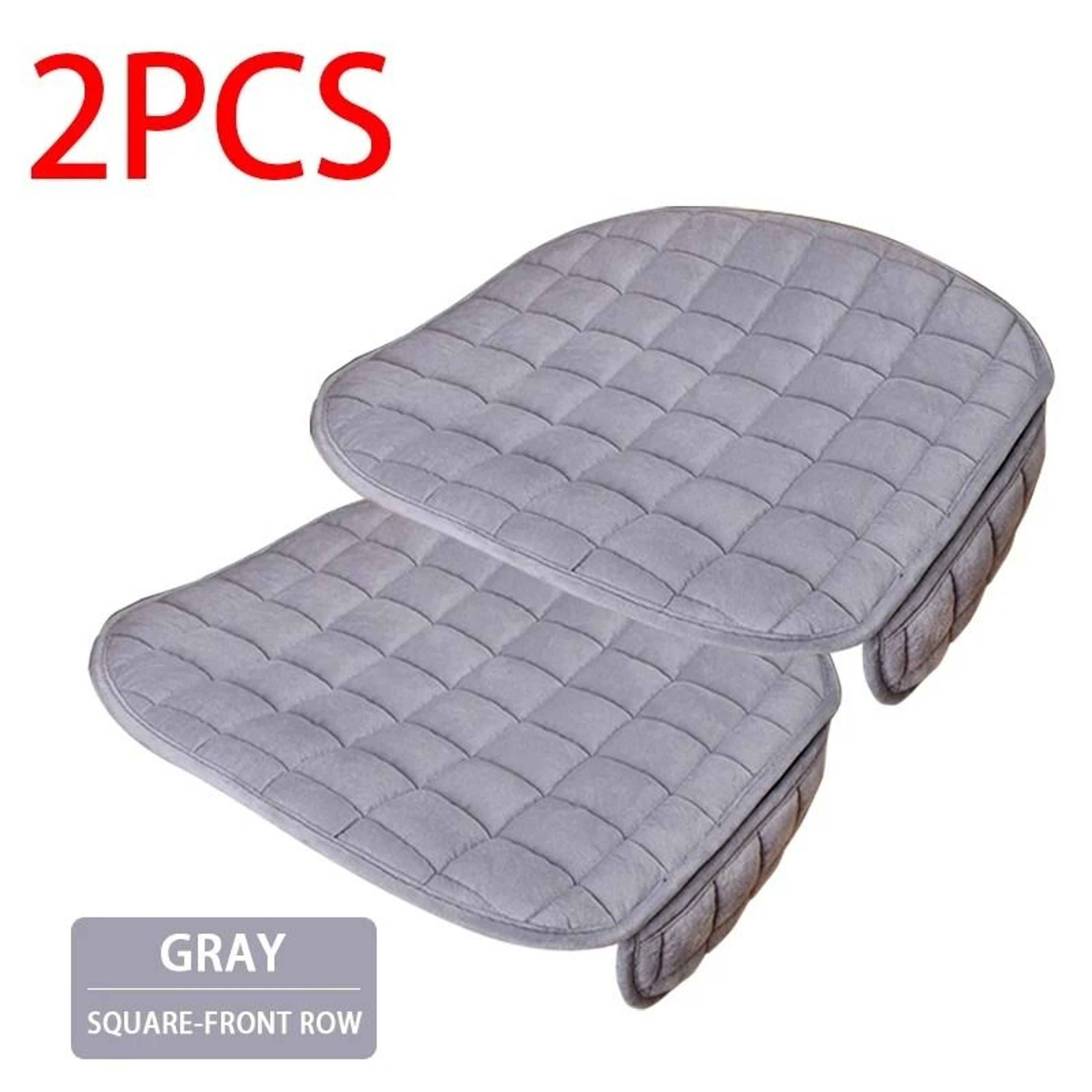 Plush Car Seat Cushion Cover For Front And Rear Seats 8
