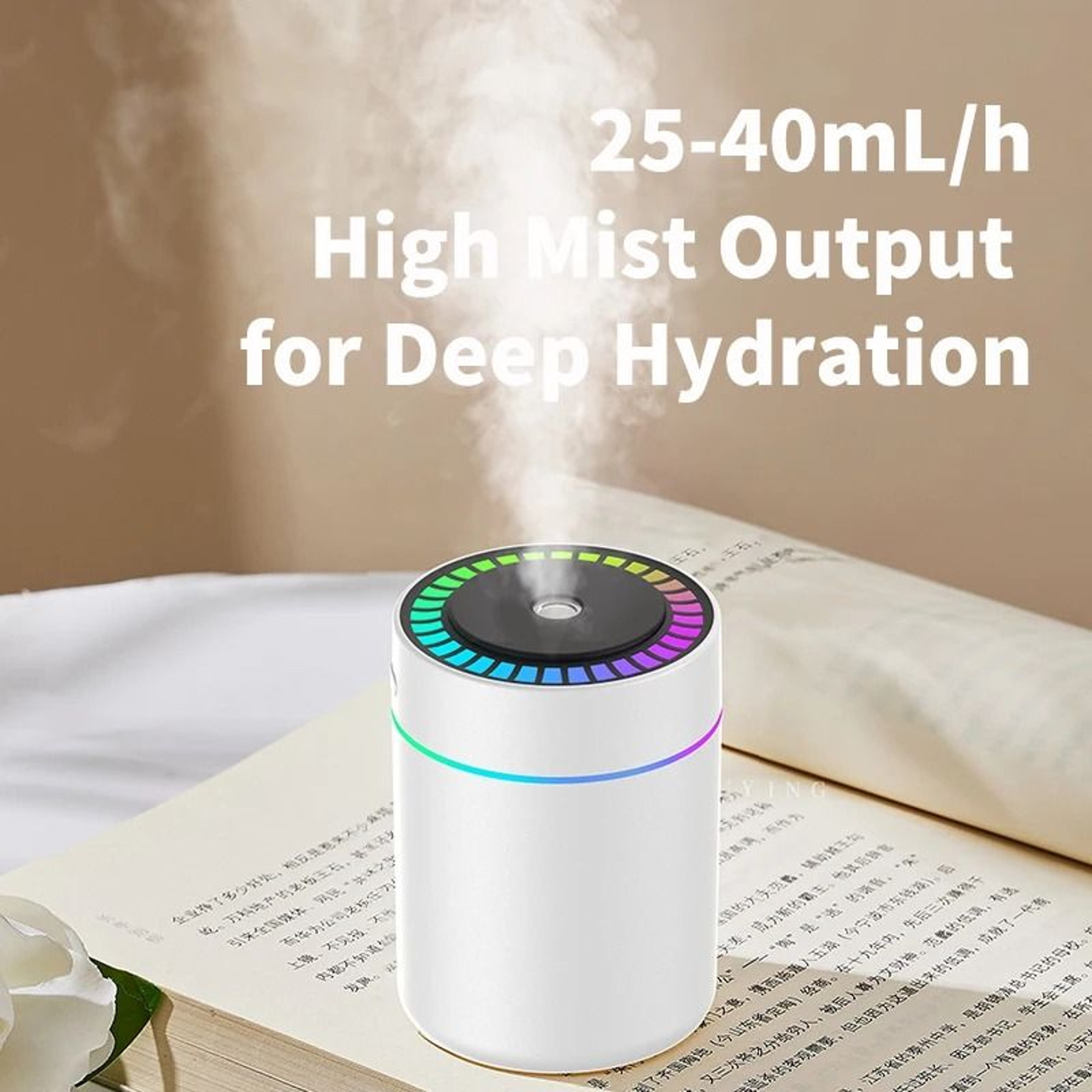 Mini Air Humidifier Aroma Diffuser With Colorful LED Light 12