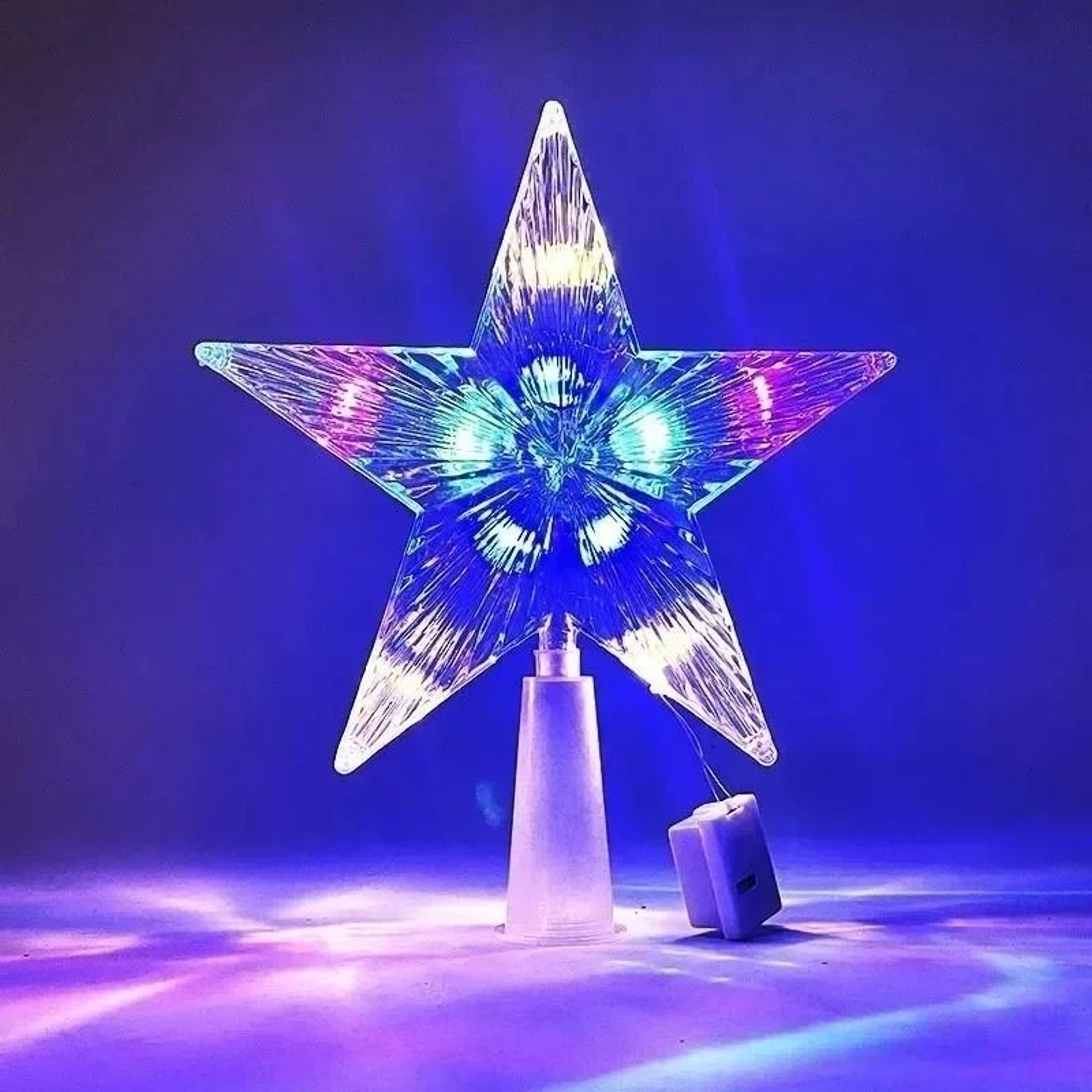 LED Christmas Tree Star Light For Holiday Decoration 9