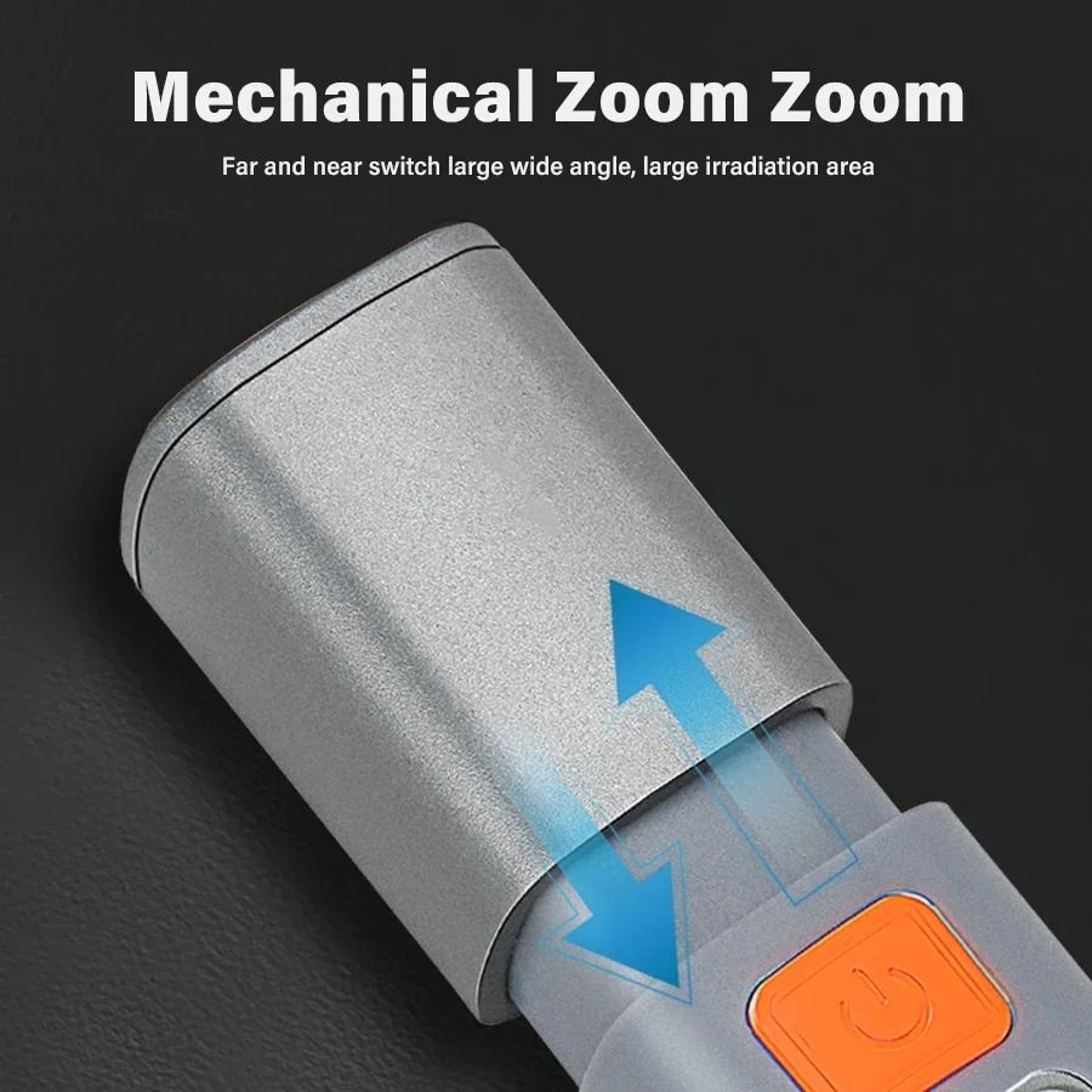 Super Bright Rechargeable LED Flashlight With Hook For Camping And Outdoor Use 5