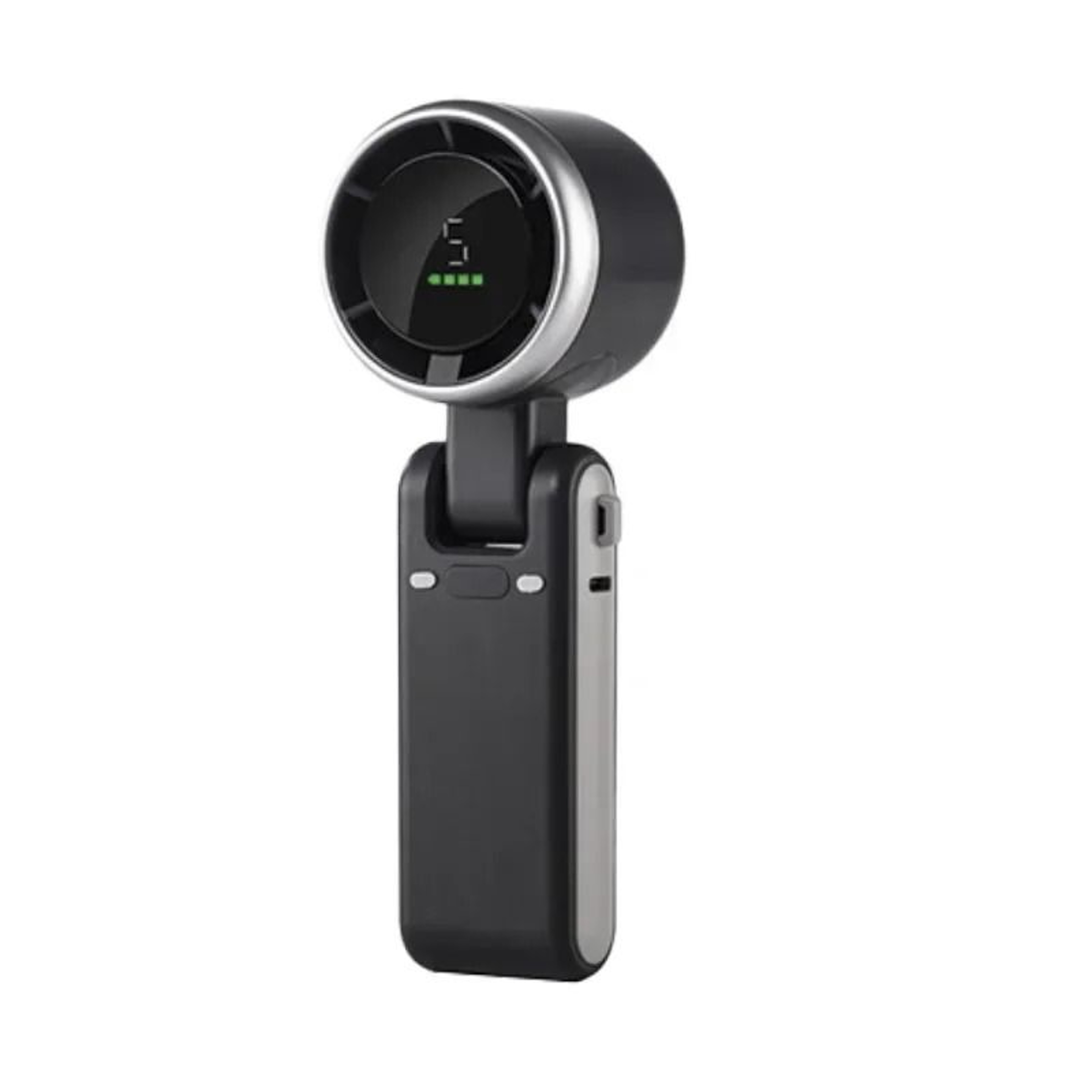USB Rechargeable Portable Handheld Fan With Adjustable Speeds And LED Display 6