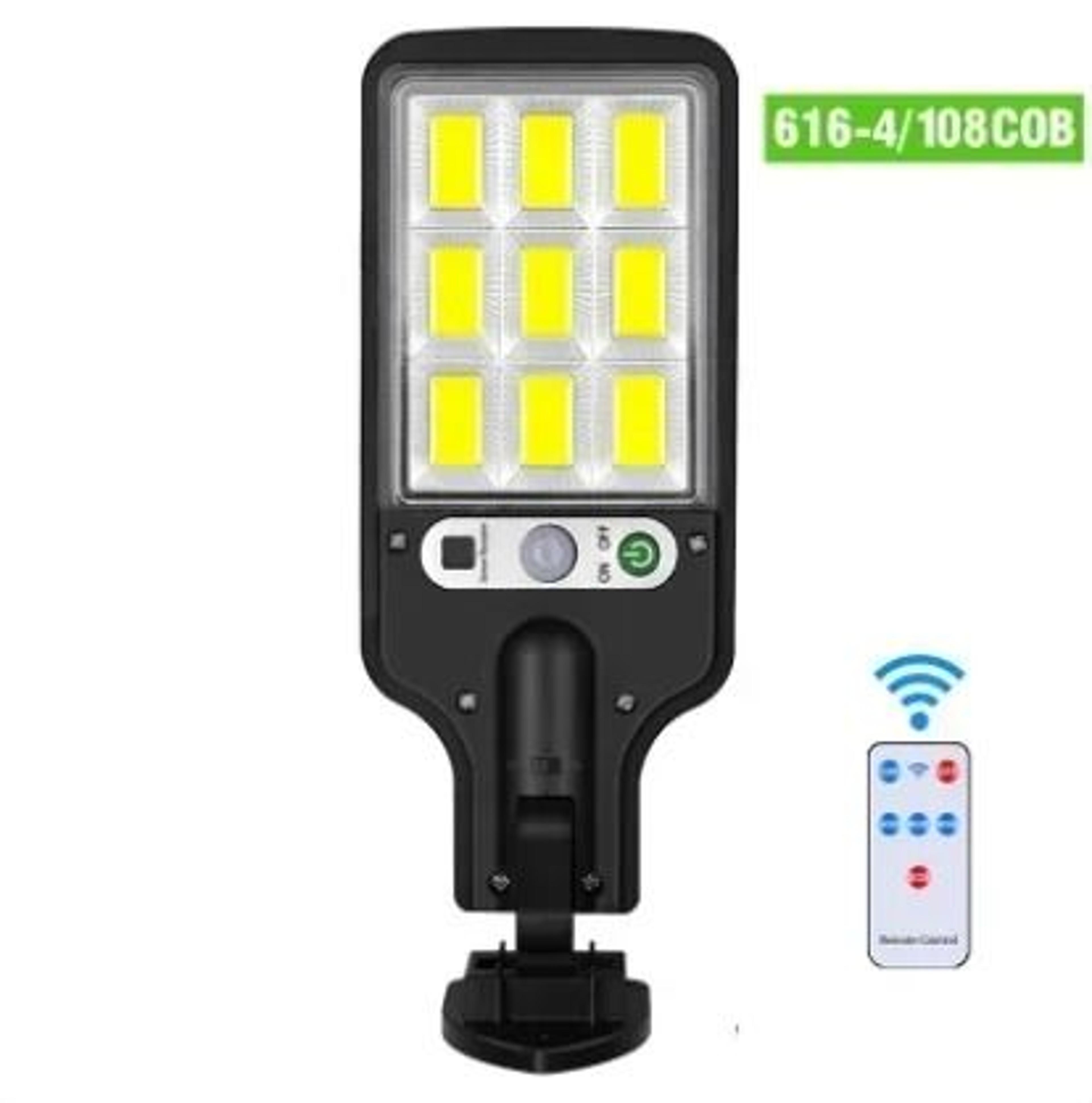 Solar Motion Sensor Outdoor LED Wall Light With Remote Control 8