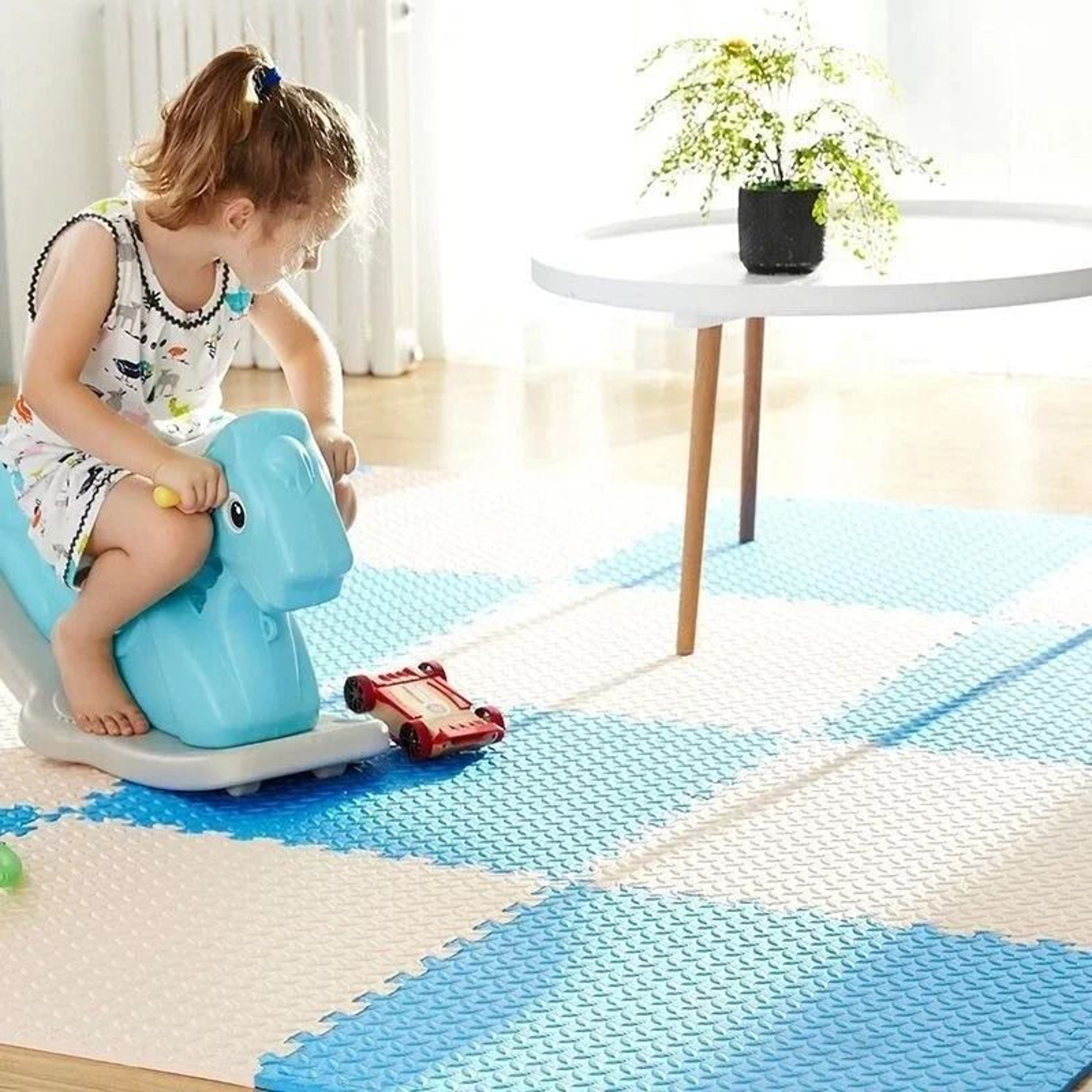 Interlocking Baby Puzzle Floor Play Mat For Kids Soft EVA Foam Carpet 1